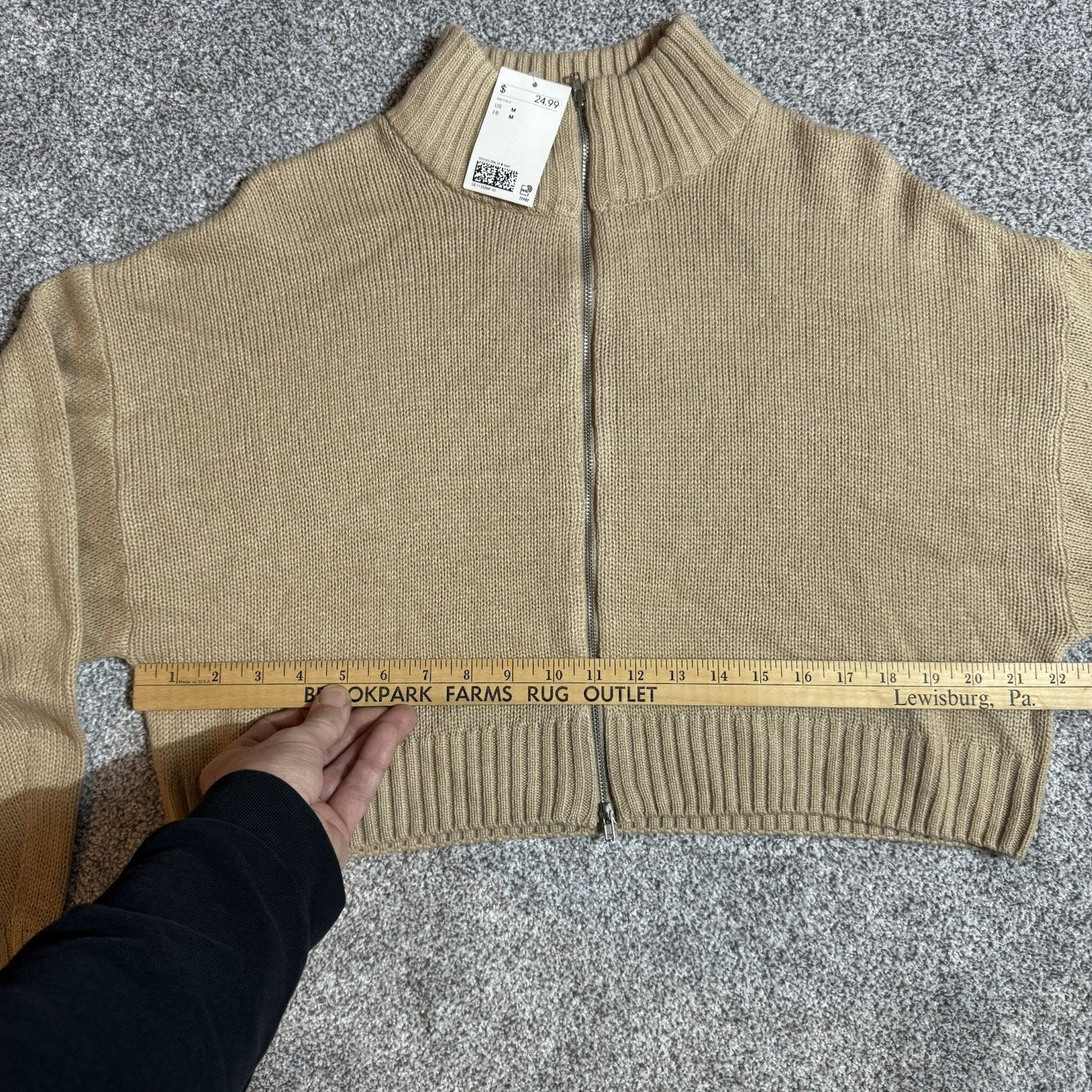 H&M H&M Divided Sweater Womens Medium Cropped Streetwear Preppy Size M / US 6-8 / IT 42-44 - 3 Thumbnail