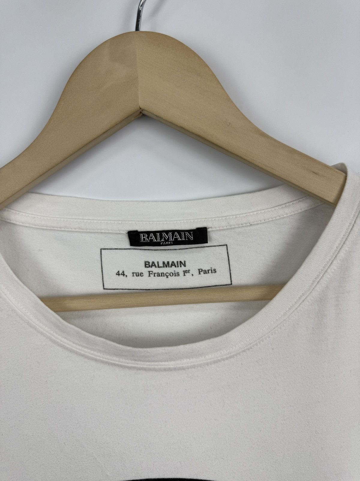 Balmain 🇫🇷 Balmain Paris Luxury T-Shirt Made in France Rare Retro Y2 Size US XL / EU 56 / 4 - 5 Thumbnail