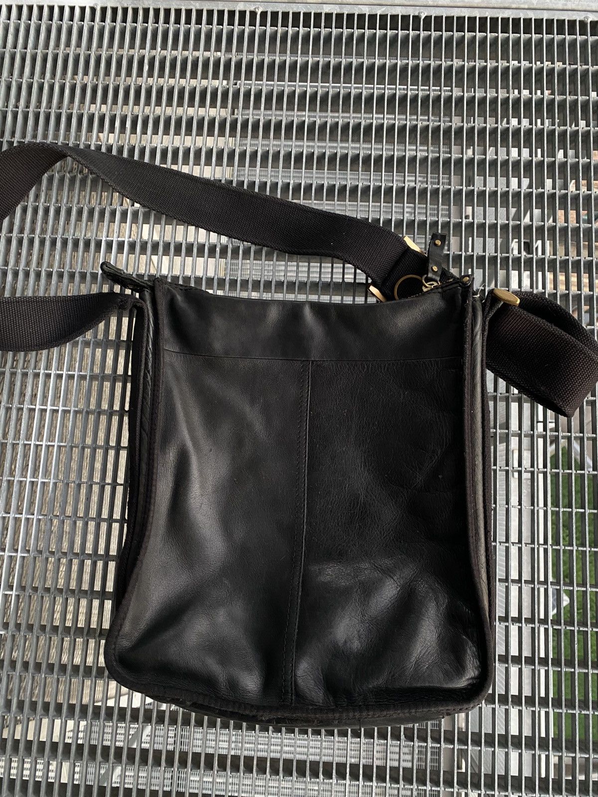 Vintage Diesel Ash Leather Crossbody Bag