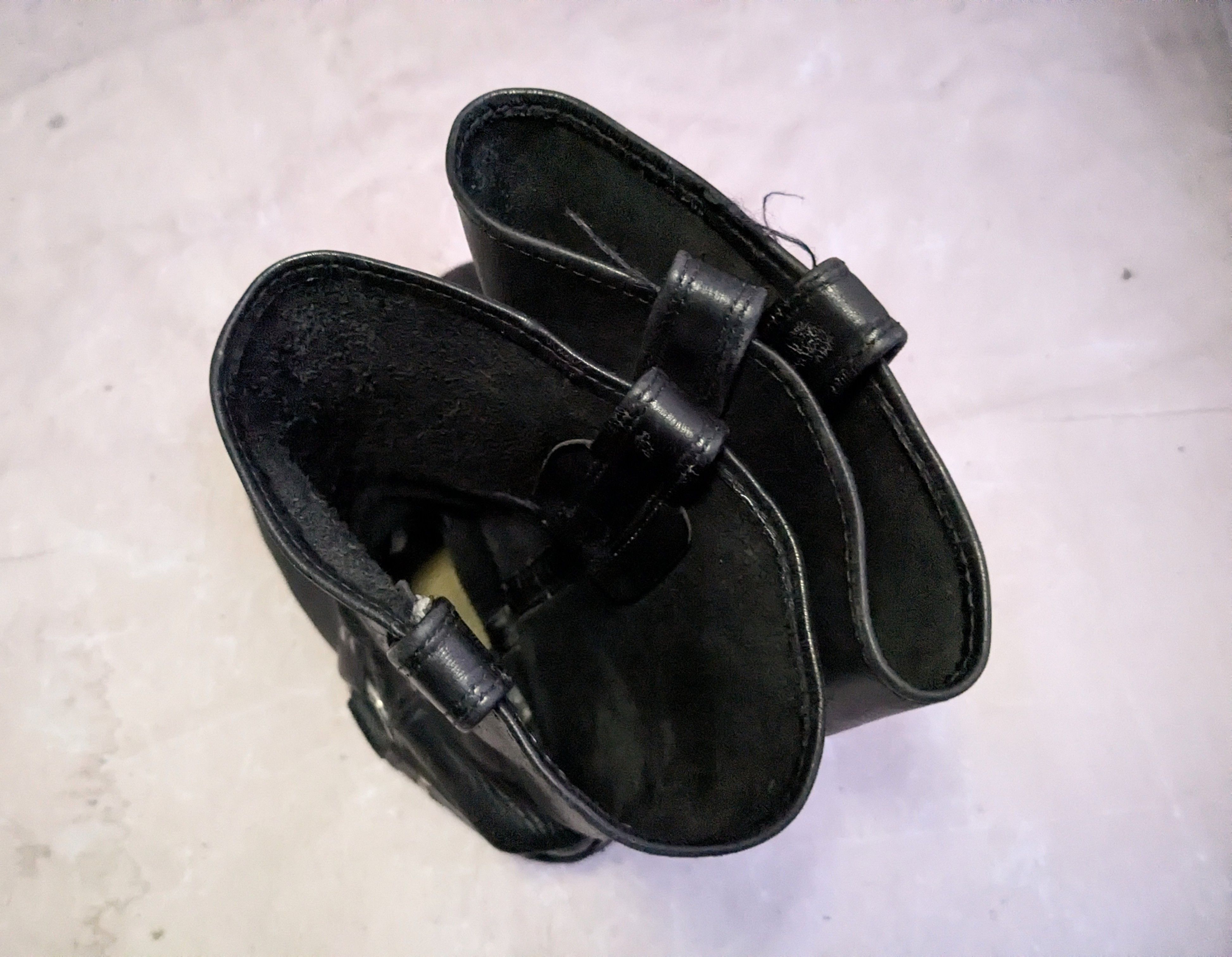 Frye Frye Harness Boots Black 10.5 M Leather Buckle Strap Size US 10.5 / EU 43-44 - 6 Thumbnail
