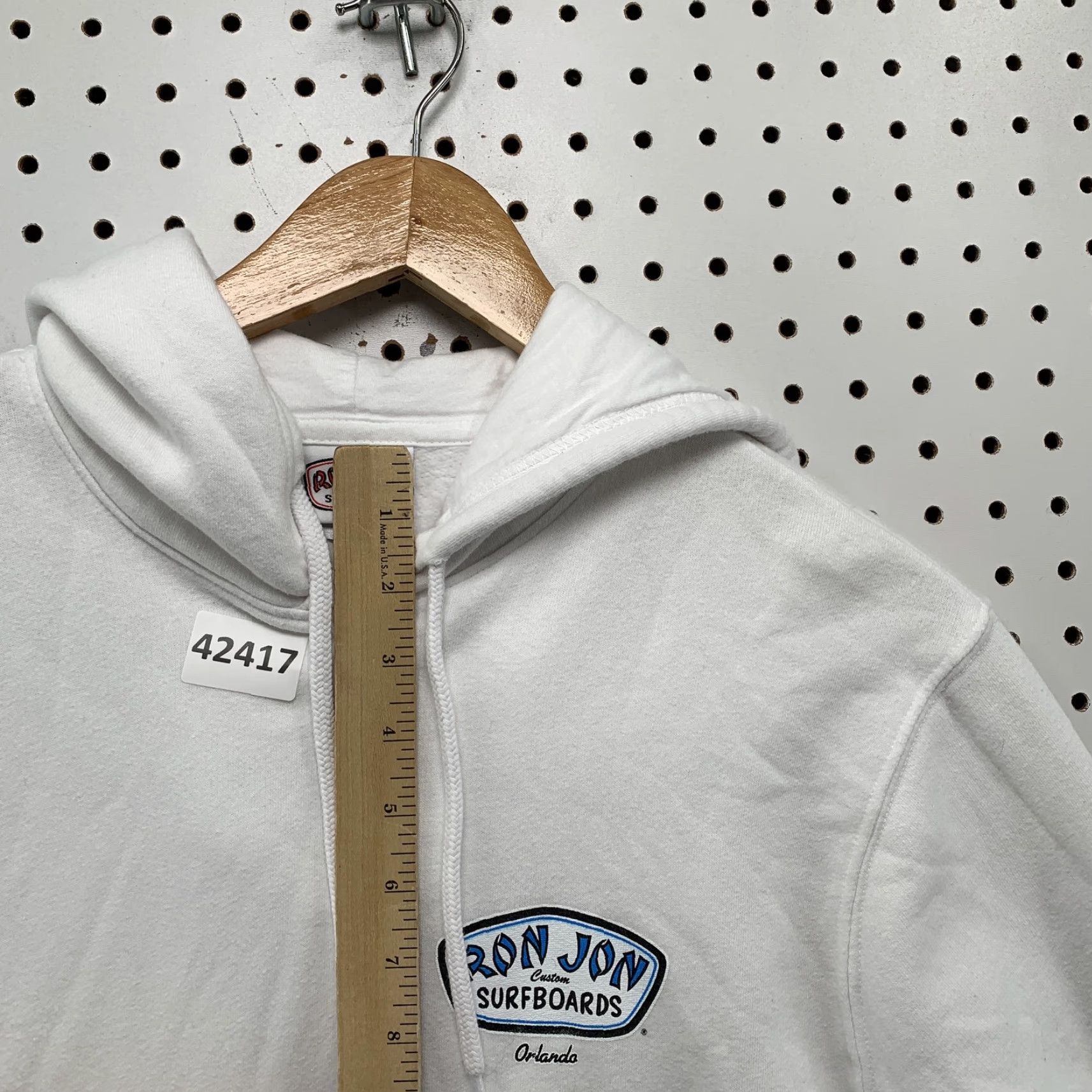 Ron Jon Surf Shop Ron Jon Surf Shop Hoodie Mens M White Pullover Long Sleeve Orlando Shirt? Size US M / EU 48-50 / 2 - 6 Thumbnail