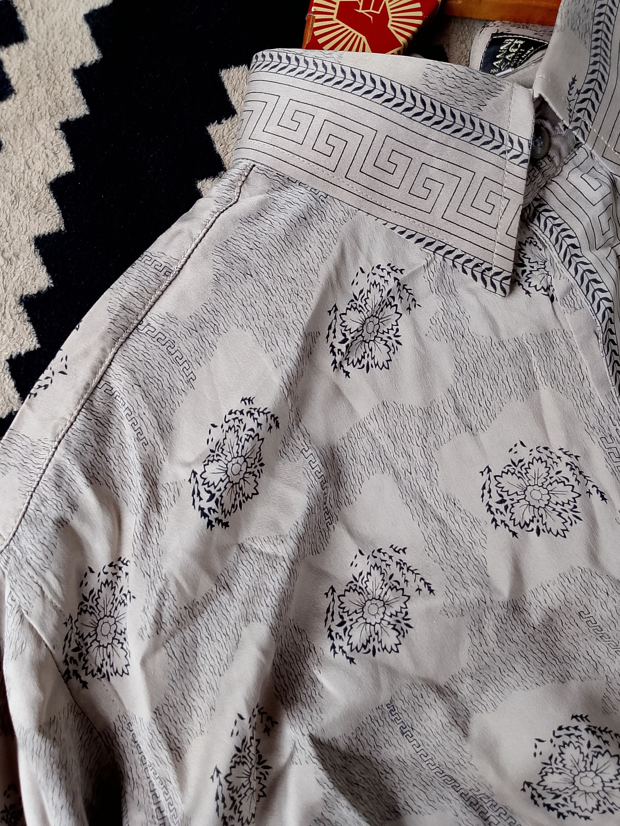 Versace Gianni Versace Tessuti Floral Medusa Archival Luxury Shirt Size US L / EU 52-54 / 3 - 5 Thumbnail