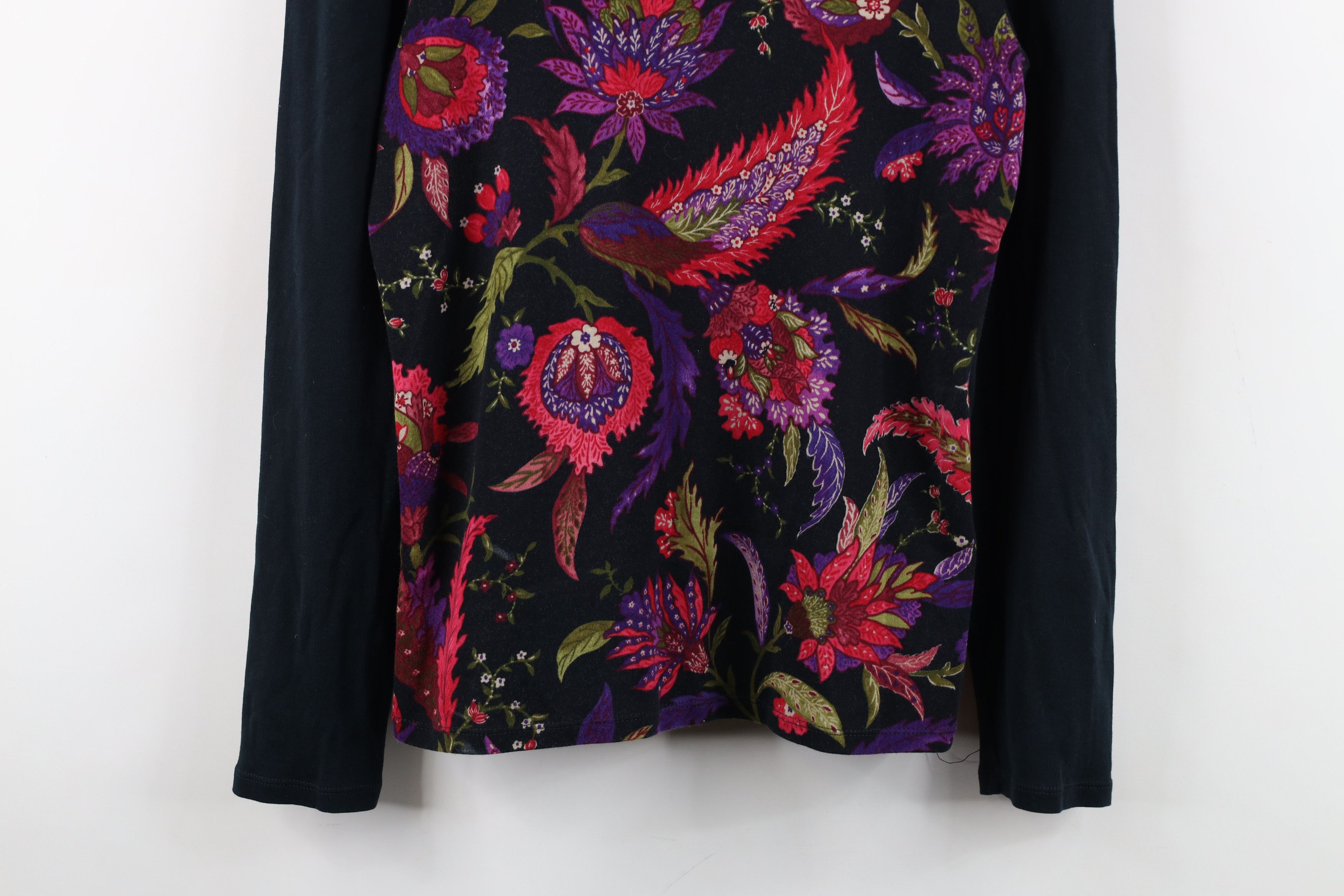Ralph Lauren Vintage 90s Ralph Lauren Ribbed Knit Long Sleeve T-Shirt Size L / US 10 / IT 46 - 3 Thumbnail