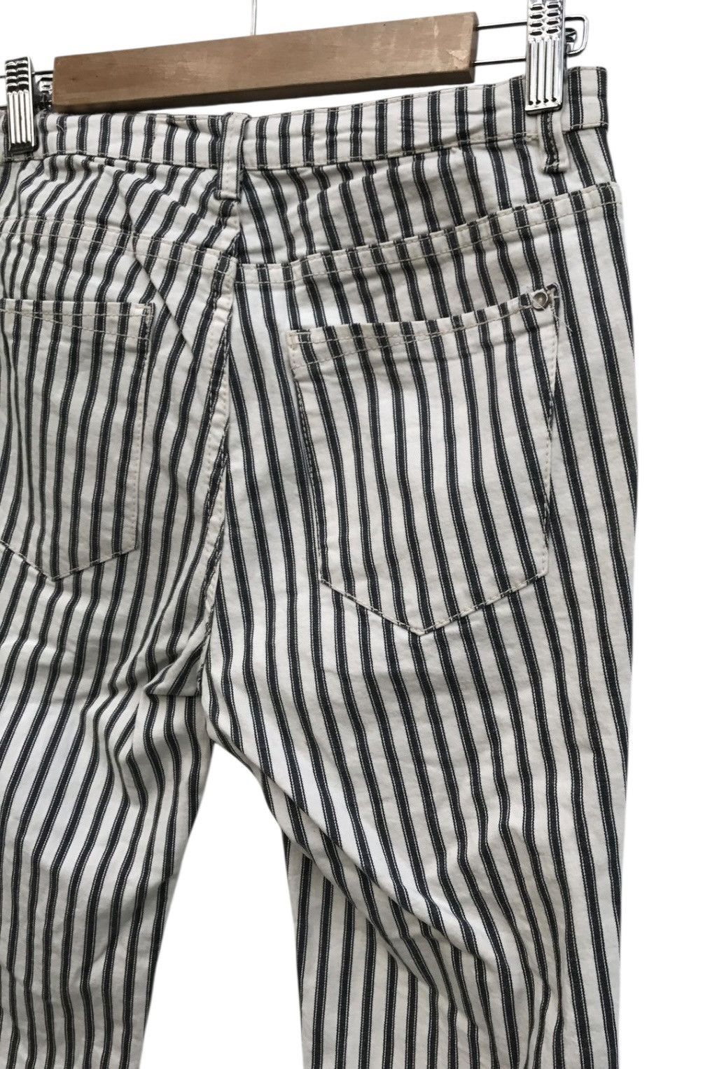 Zara Zara Stripe Pants Skinny fit Grunge Styel Kurt Cobain Size US 27 - 9 Thumbnail