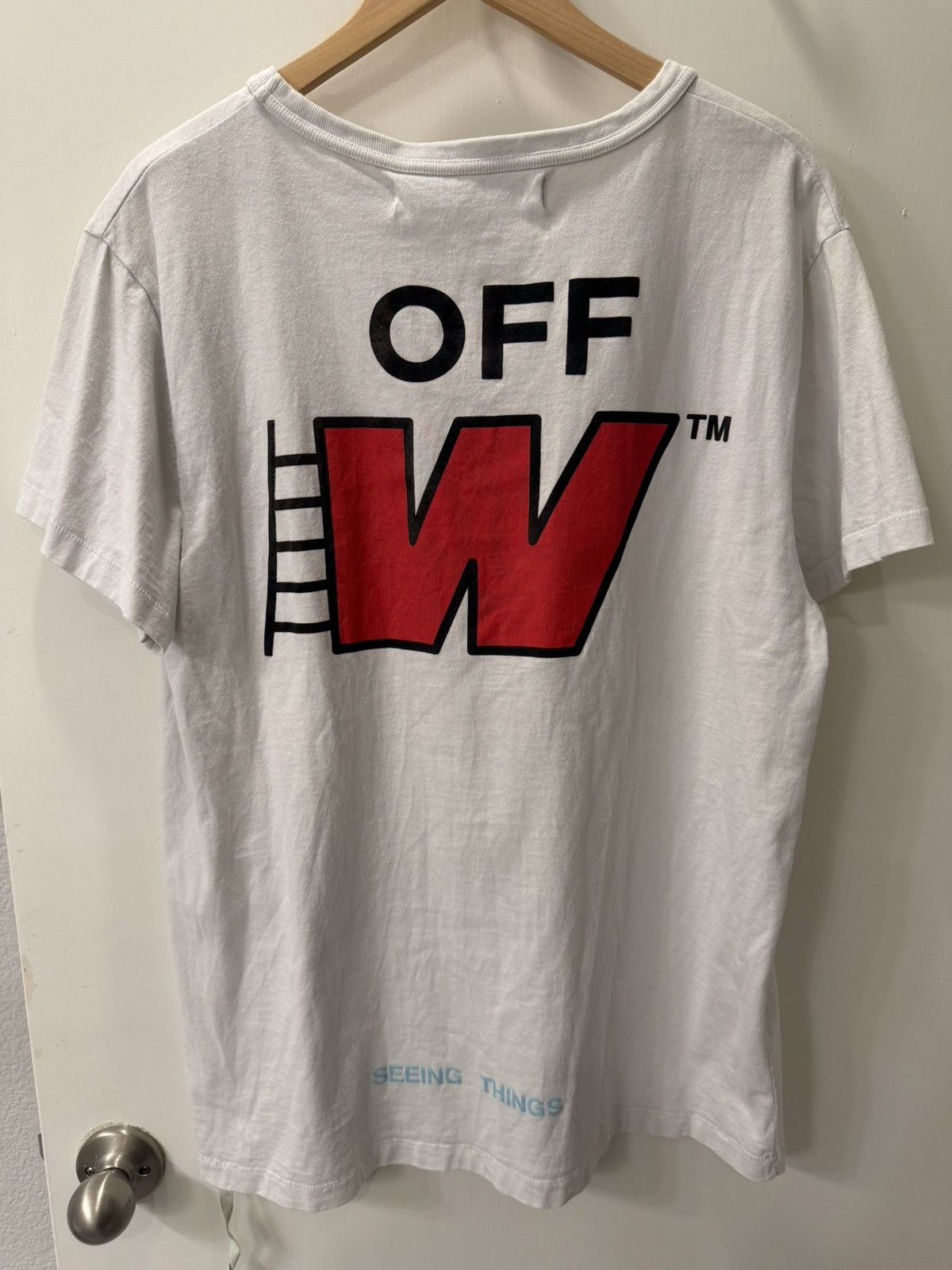 Off-White Off-White "Seeing Things" Ladder T-shirt Size US S / EU 44-46 / 1 - 2 Thumbnail