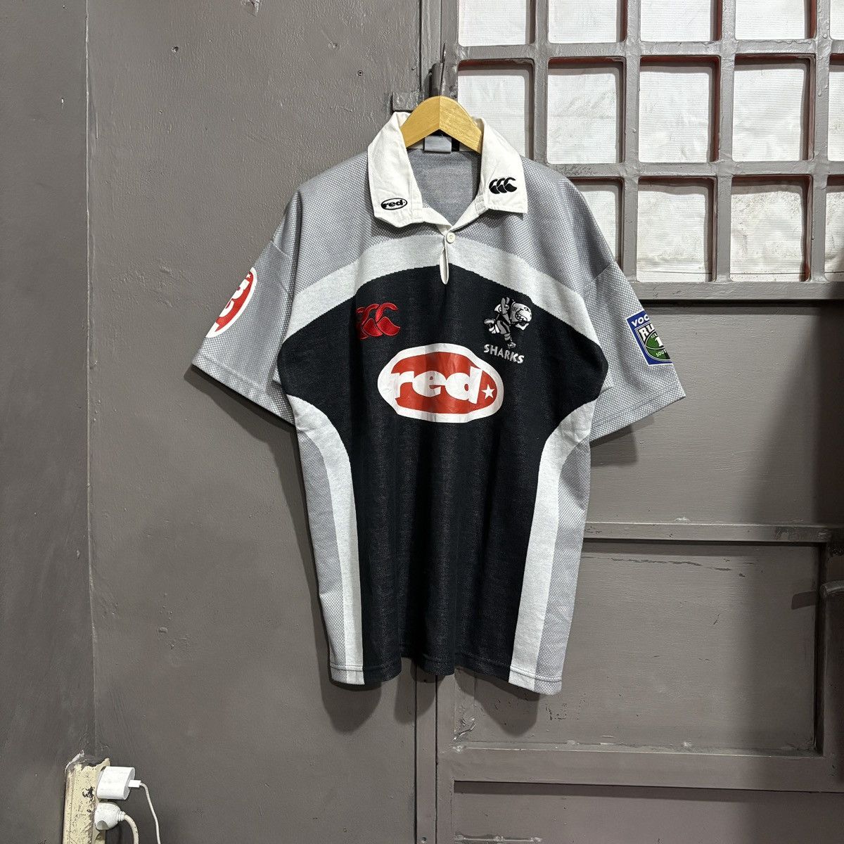 Rare Canterbury Natal Sharks 2003 Rugby Shirt Jersey