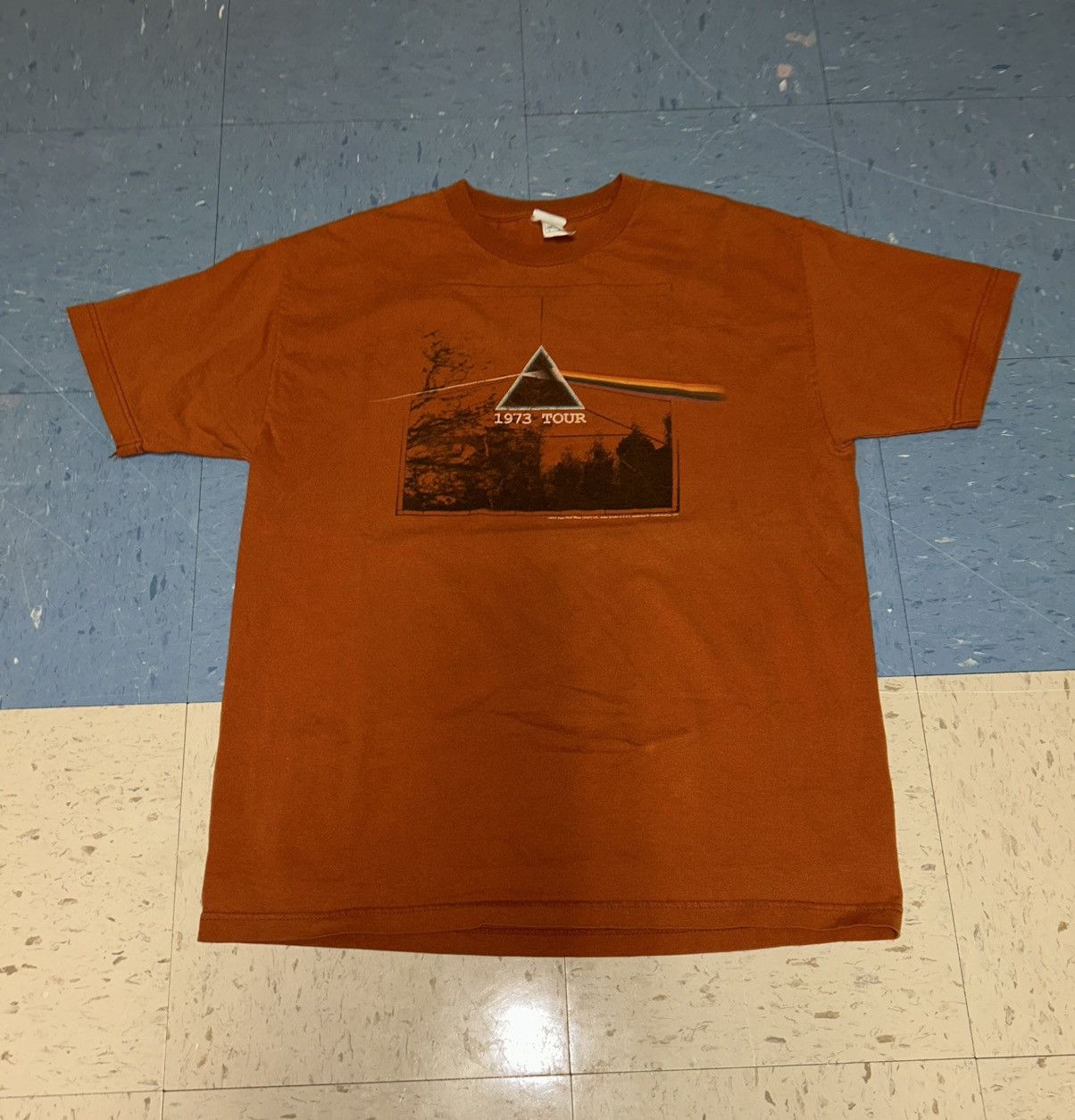 Pink Floyd × Vintage Pink Floyd 1973 Tour Tee Size US L / EU 52-54 / 3 - 1 Thumbnail