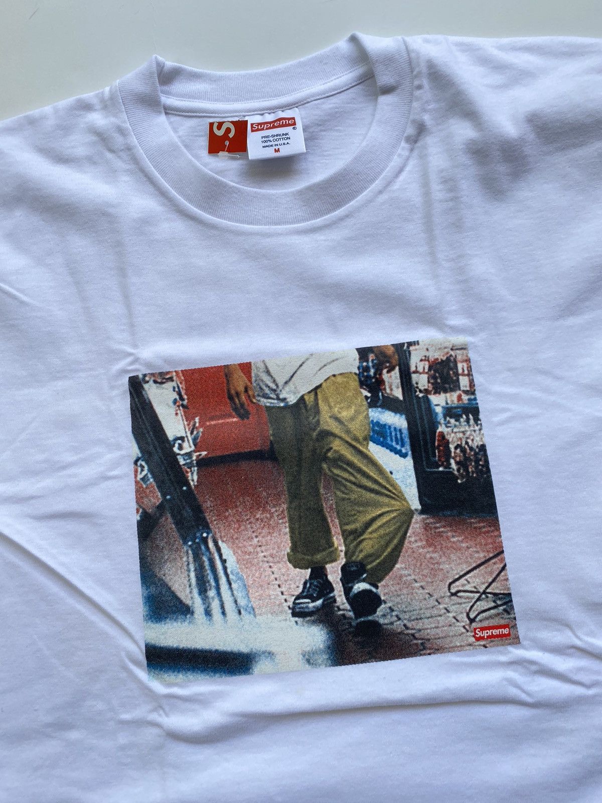 image of Supreme 40Oz Kids Tee Larry Clark 2015 in White (Size Medium)