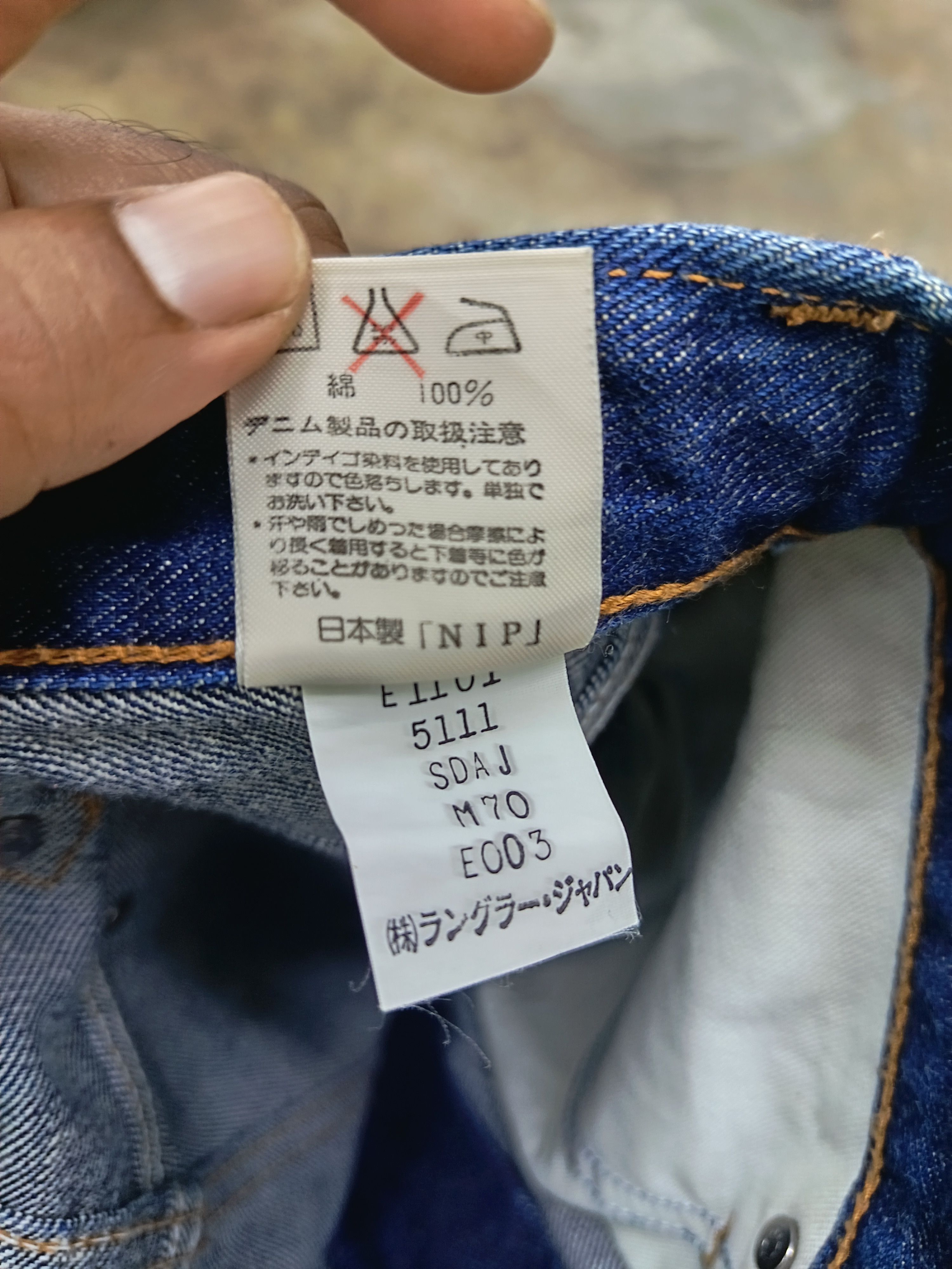 Japanese Brand Vintage maverick blue bell E1101 green selvedge buckle back Size US 30 / EU 46 - 5 Thumbnail