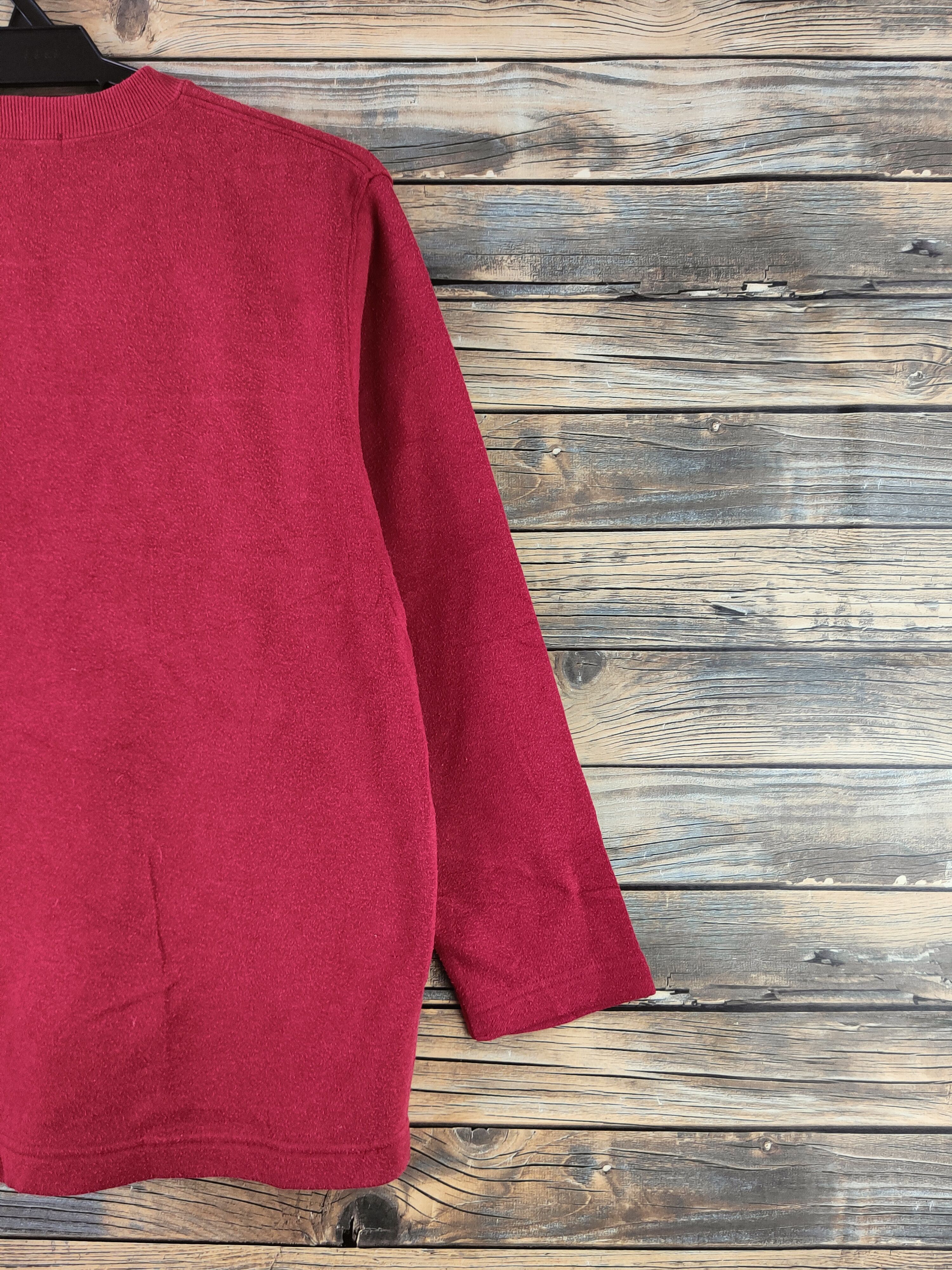 Japanese Brand Vintage Faded Polo Red Sweatshirts Size US M / EU 48-50 / 2 - 9 Thumbnail