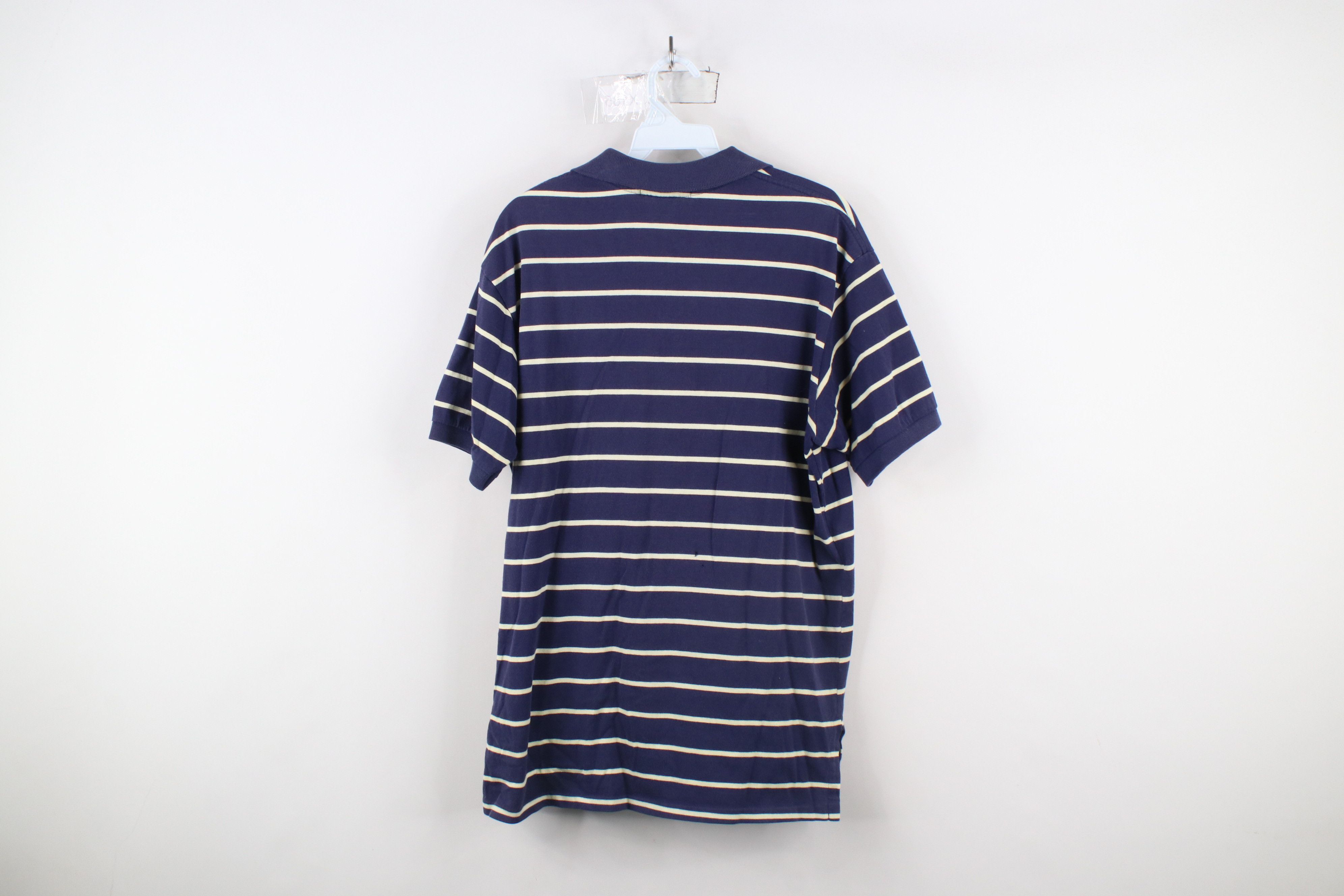Ralph Lauren × Vintage Vintage 90s Ralph Lauren Soft Touch Striped Polo Shirt USA Size US M / EU 48-50 / 2 - 12 Thumbnail