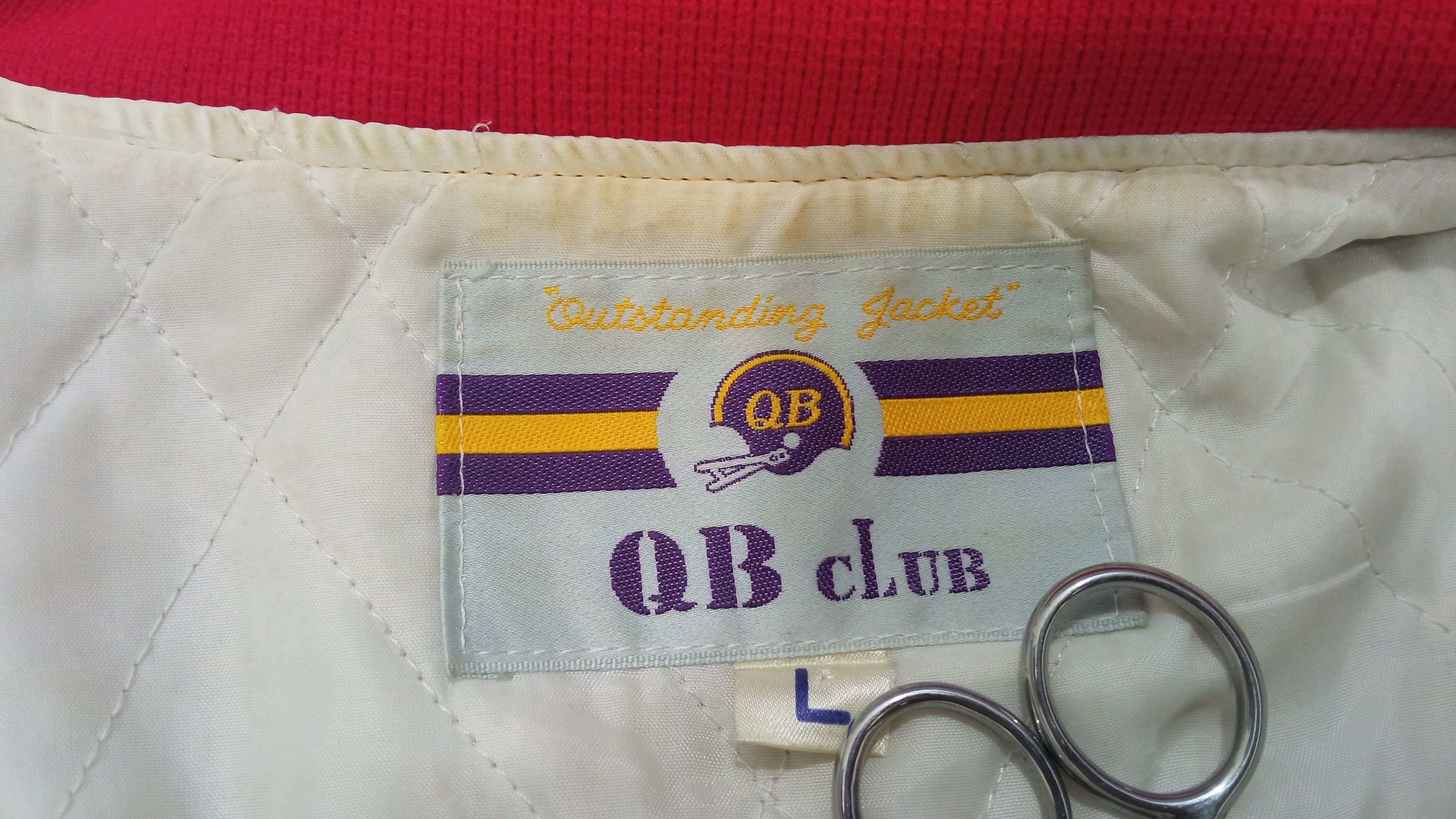 Vintage 🔥🔥Vintage 90s QB Club Lacrosse Team SGWC Varsity Jacket Size US L / EU 52-54 / 3 - 23 Thumbnail