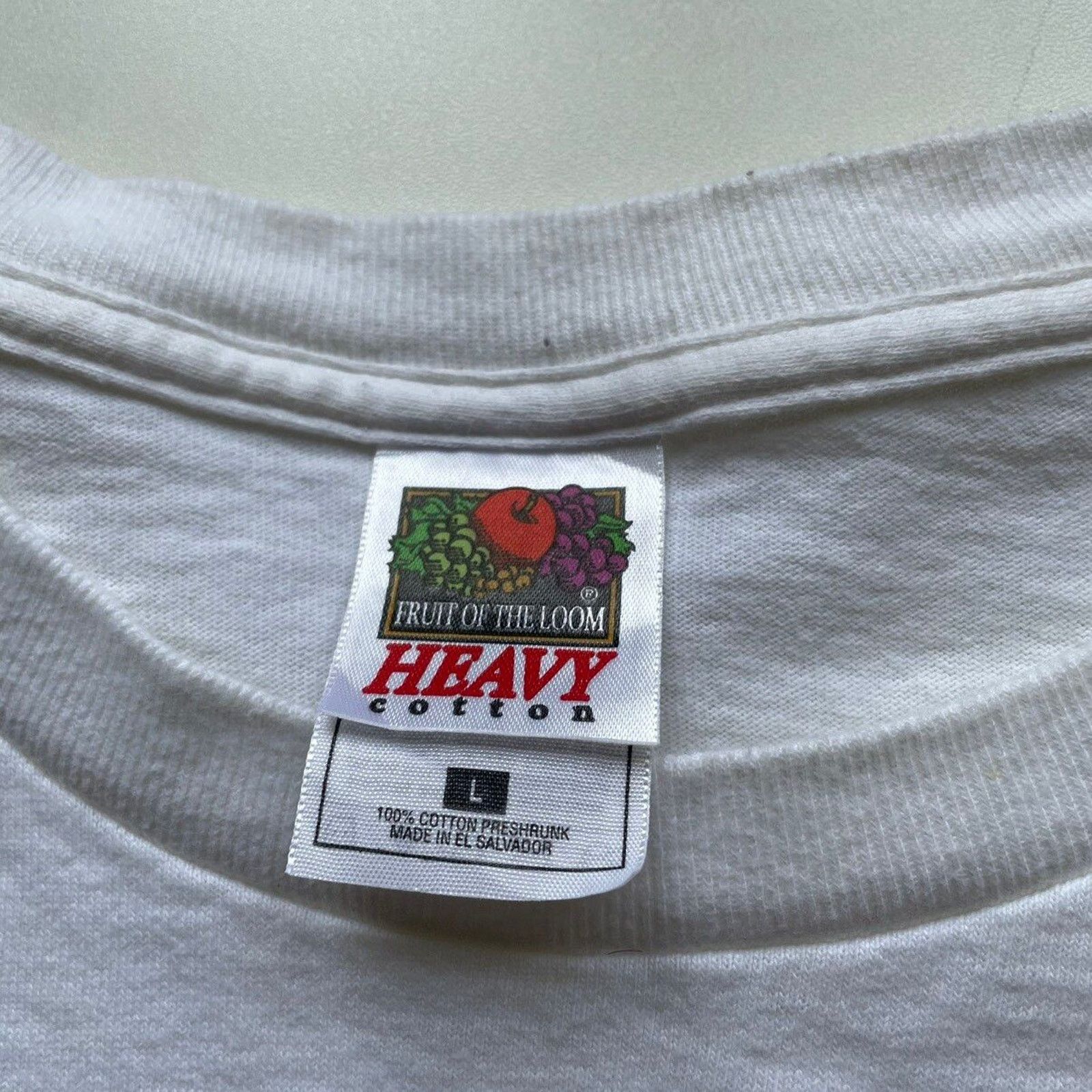 Fruit Of The Loom Vintage Y2K Mr. Clean Promo T Shirt Large White Funny Logo Size US L / EU 52-54 / 3 - 4 Thumbnail