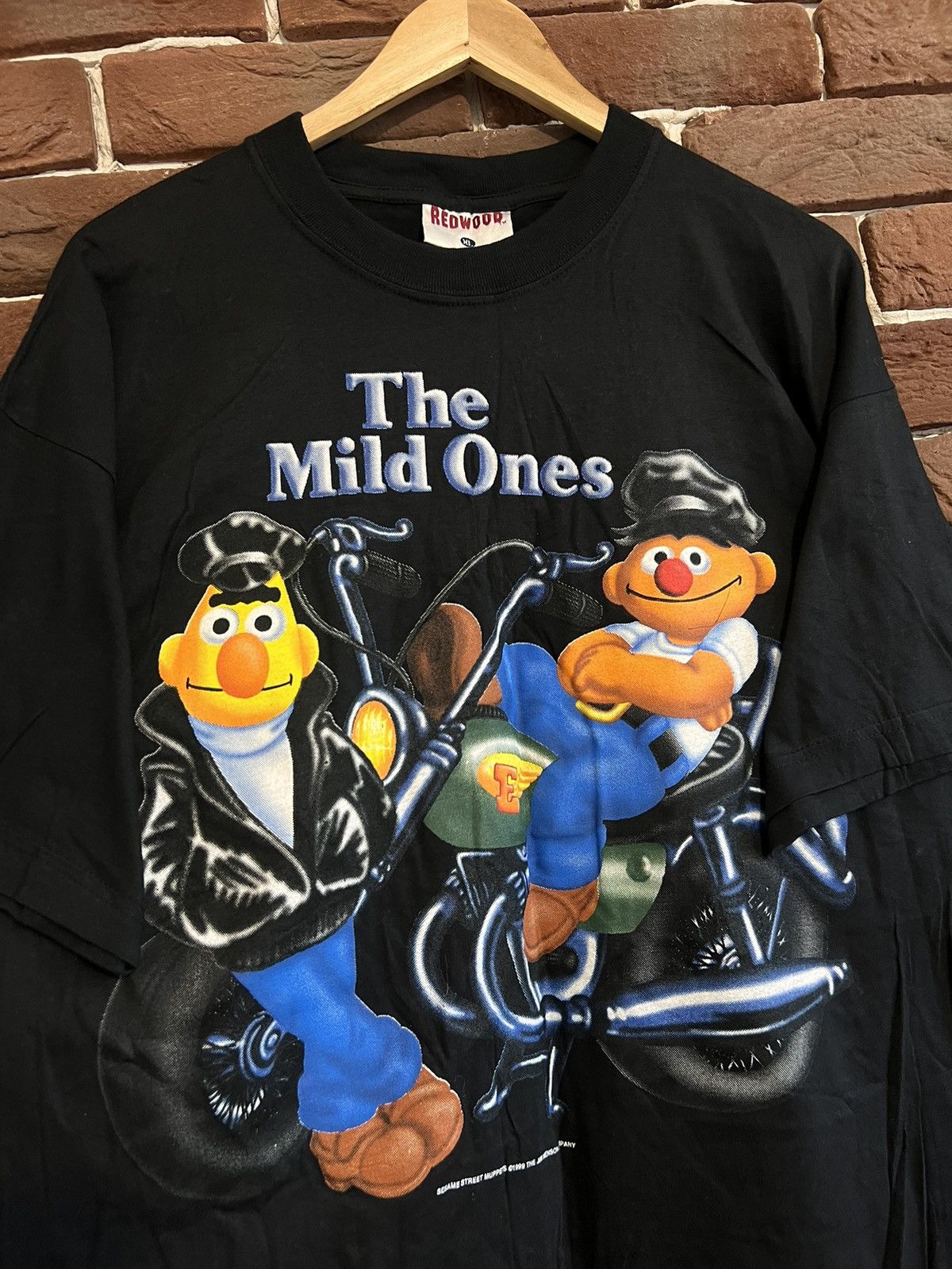 Cartoon Network 90s Vintage Sesame Street 1998 Bert and Ernie T-shirt Movie Size US XL / EU 56 / 4 - 3 Thumbnail