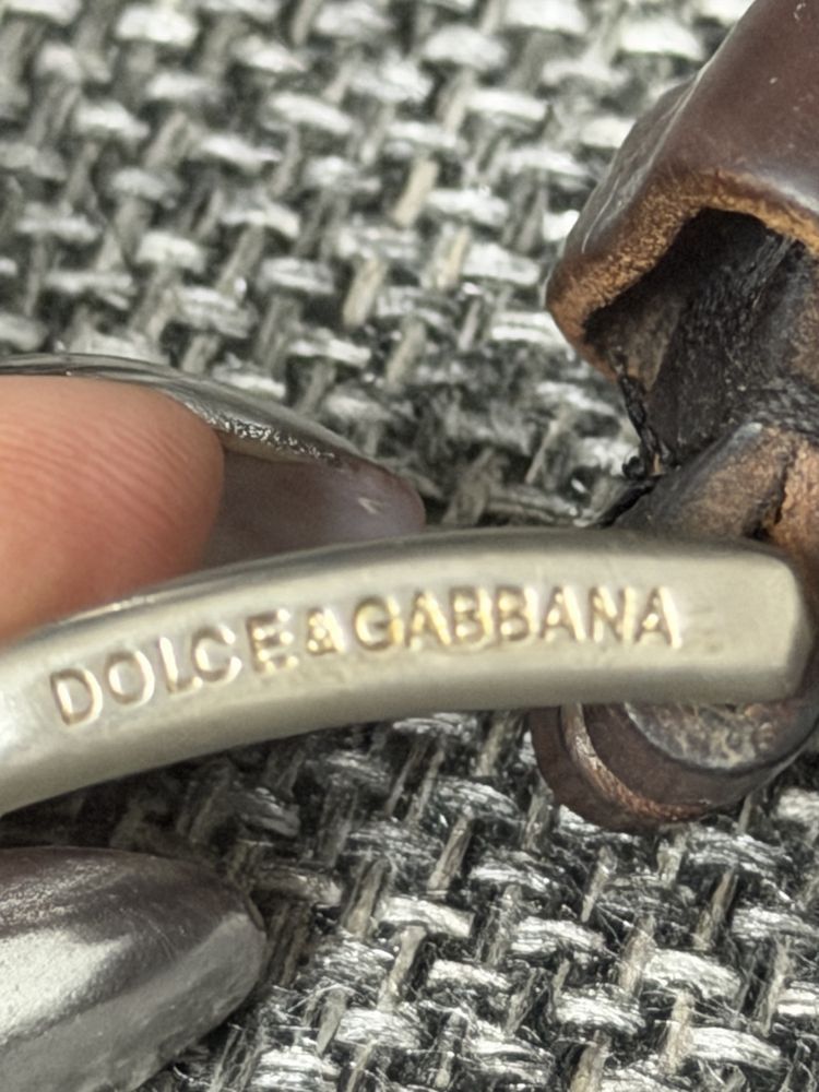 Dolce & Gabbana Vintage Dolce Gabbana Logo DG Leather Bracelet Size ONE SIZE - 5 Thumbnail