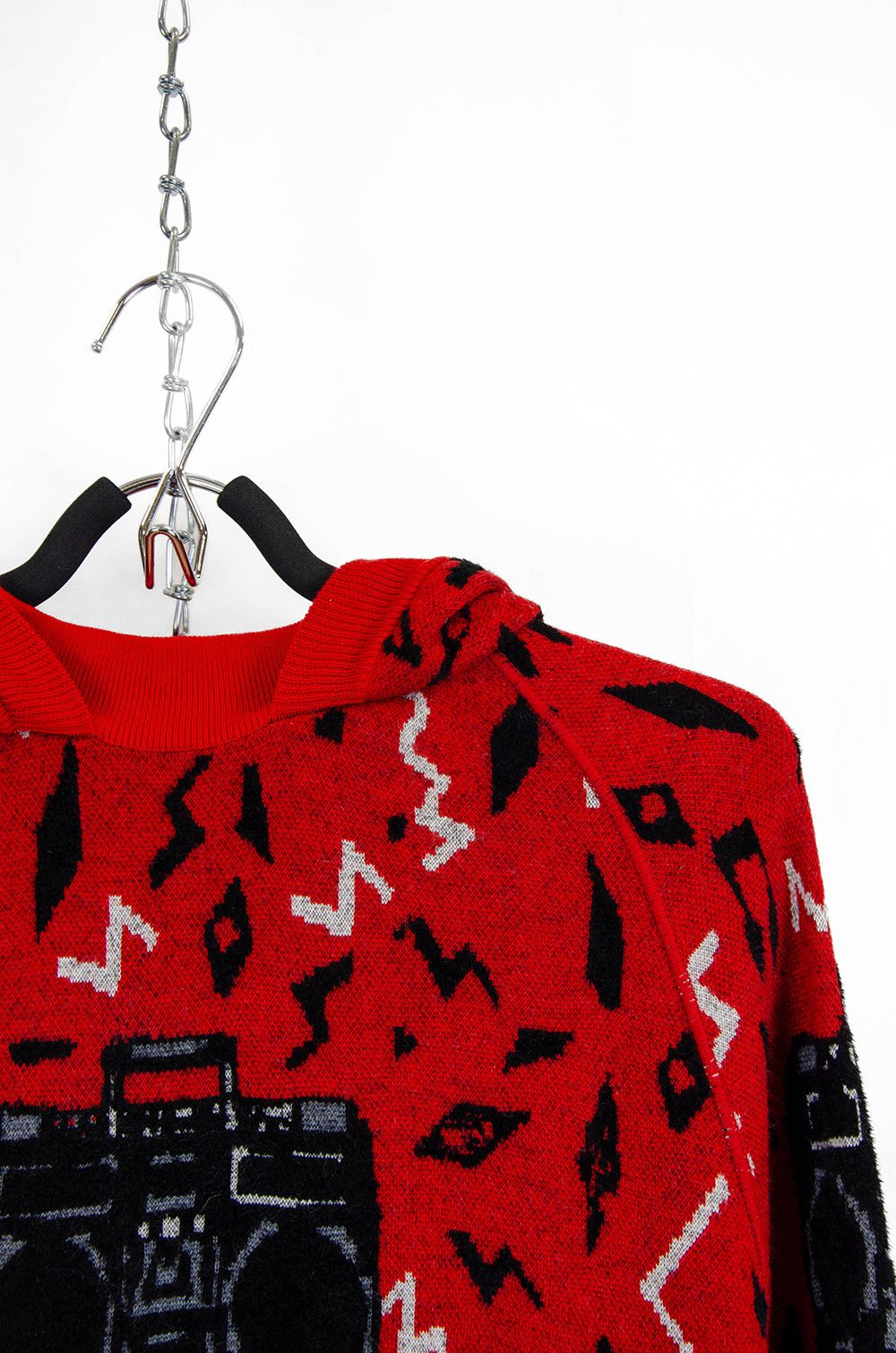 Saint Laurent Paris Saint Laurent Boombox Knit Hoodie – M (Italy) Size US M / EU 48-50 / 2 - 5 Thumbnail