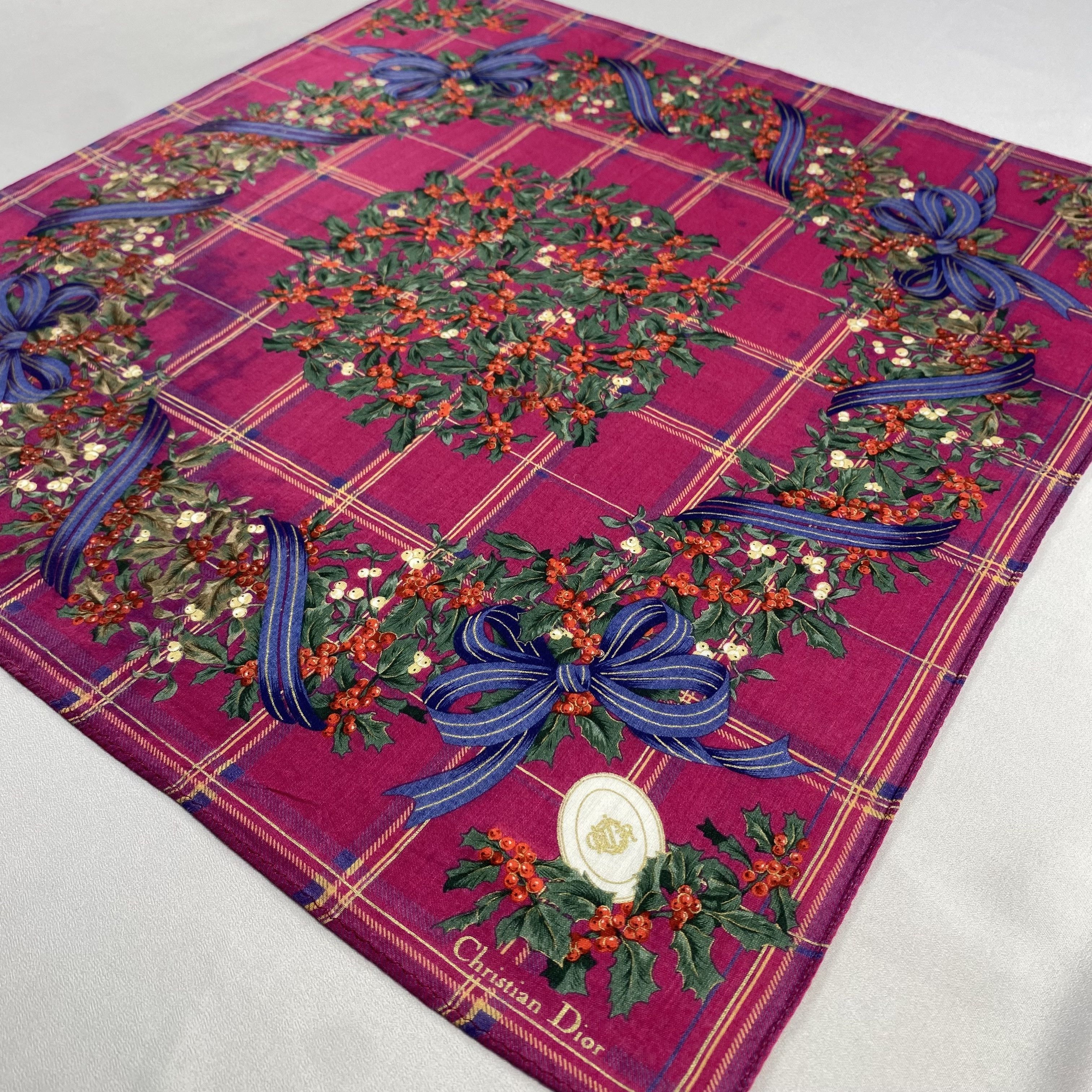 Vintage Christian Dior Monsieur Handkerchief / Neckerchief-P1885 Size ONE SIZE - 2 Thumbnail