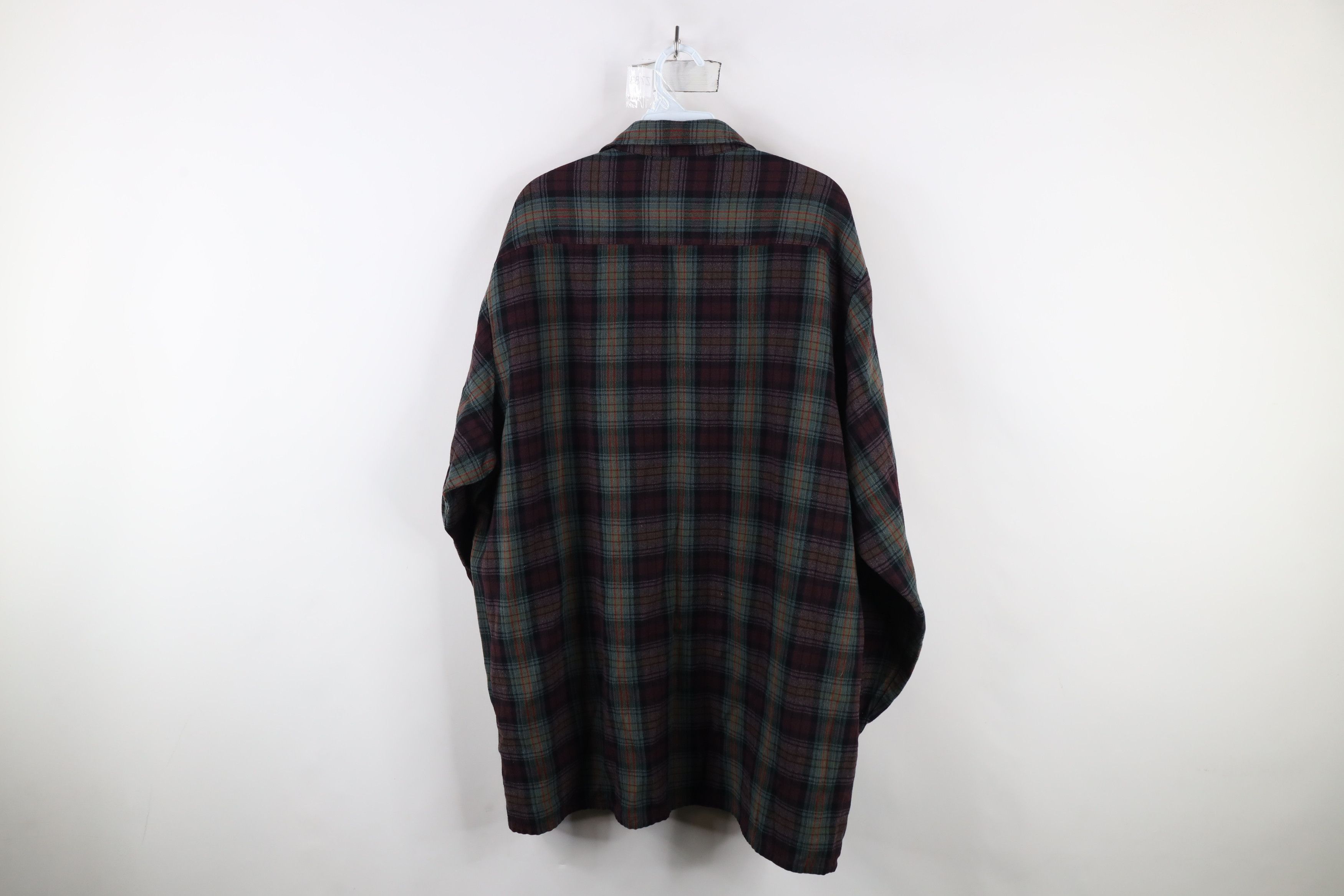 Vintage Vintage 80s 90s Streetwear Knit Board Button Shirt Plaid Size US XXL / EU 58 / 5 - 12 Thumbnail