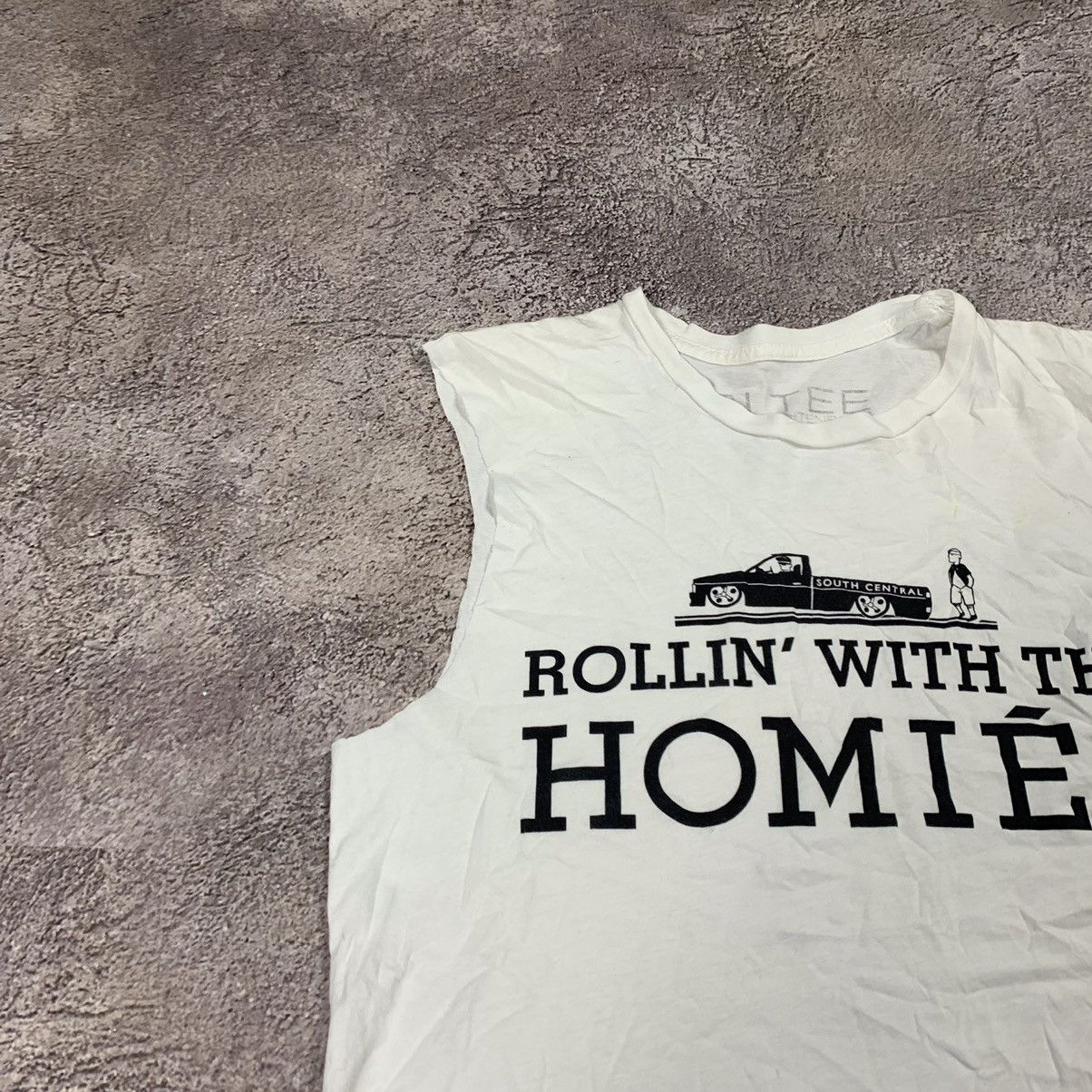 Vintage Vintage Y2K Graphic Tee Rolling With The Homies Streetwear M Size US M / EU 48-50 / 2 - 3 Thumbnail