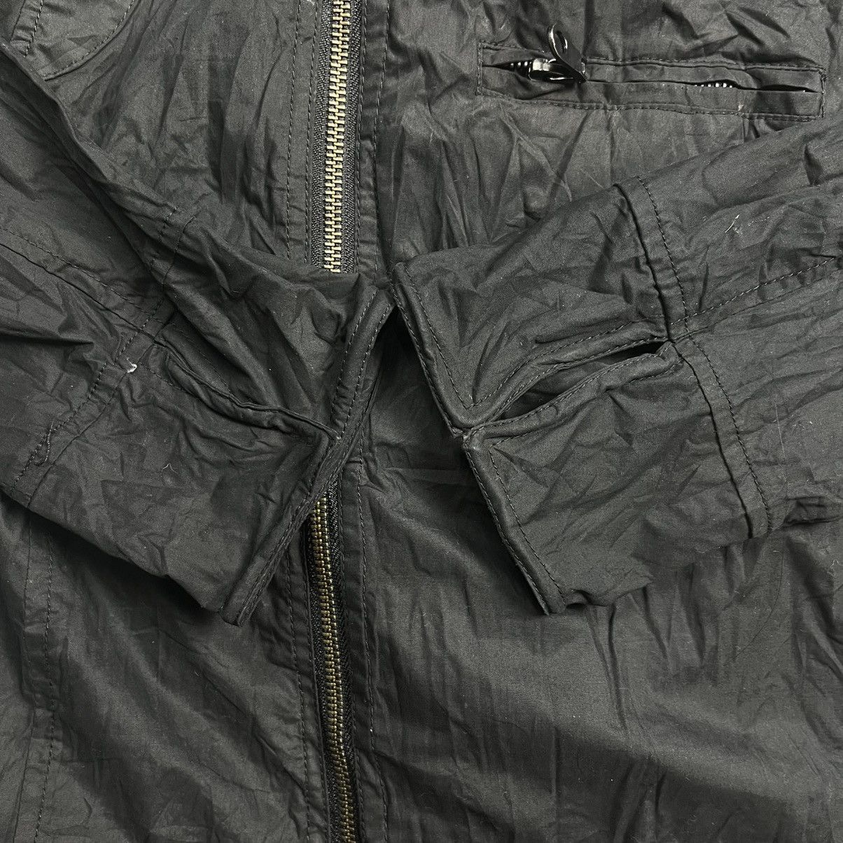 BUFFALO BOBS 2000s Edge Rupert = Raccoon Fur Hoodie Cargo Jacket Size US M / EU 48-50 / 2 - 10 Thumbnail