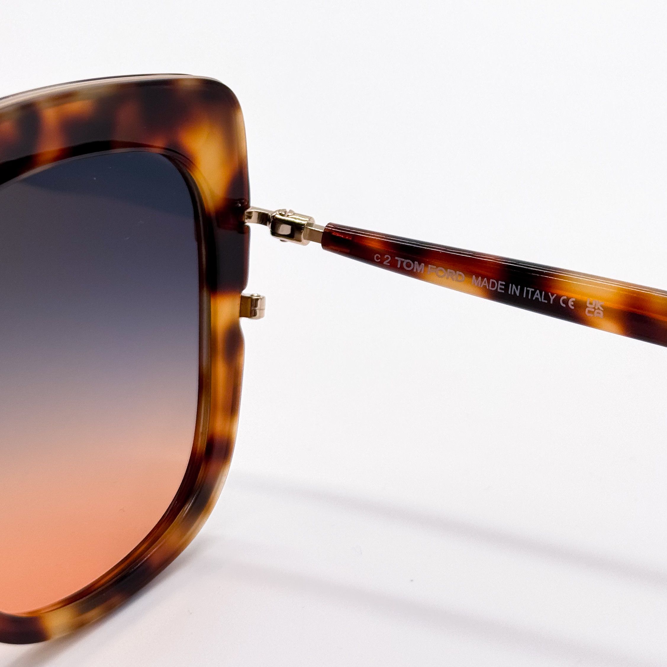 Tom Ford NEW TOM FORD VIRGINIA TF945 53P SUNGLASSES FT0945/S HAVANA Size ONE SIZE - 7 Thumbnail