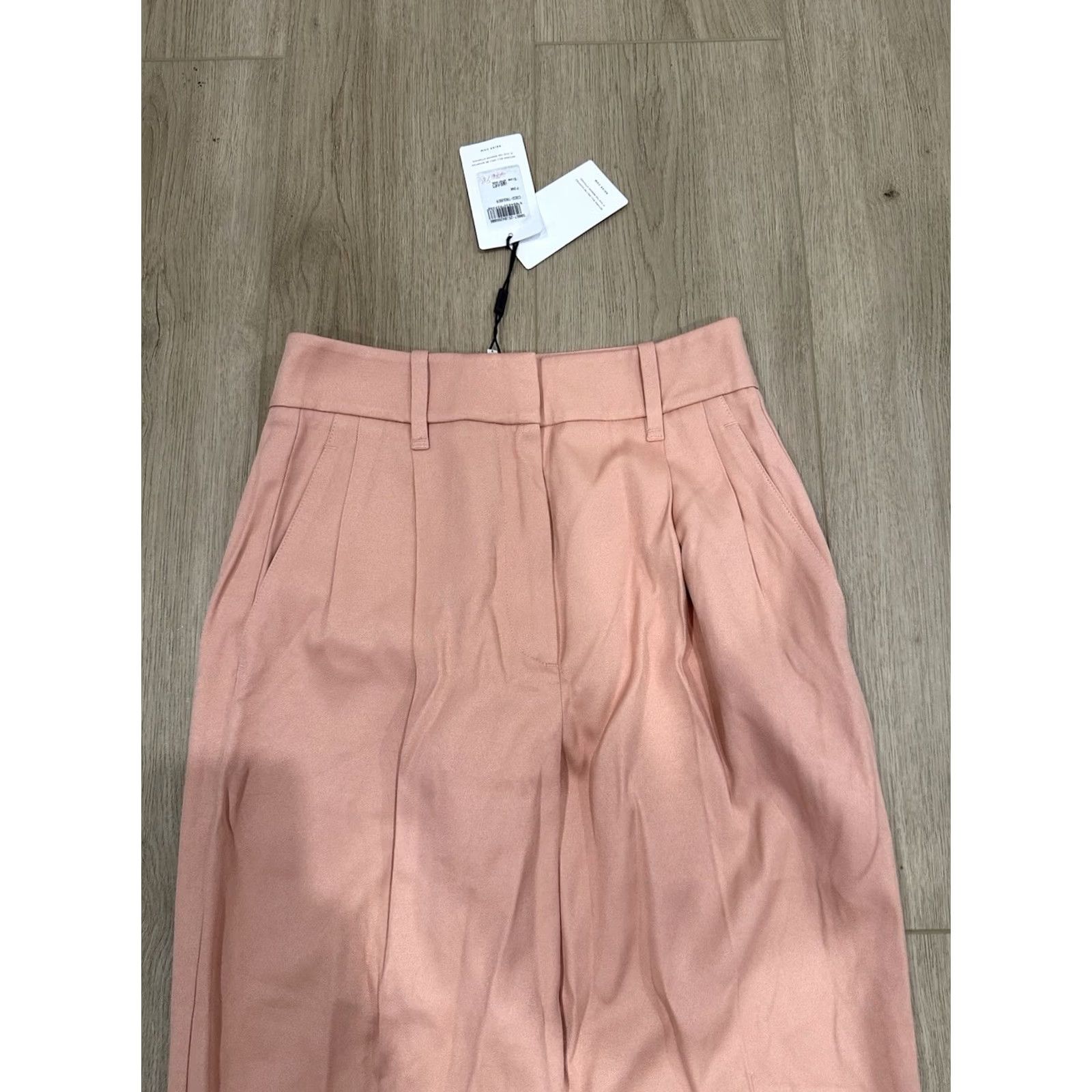 Reiss Reiss Pants Pink Crop Tapered Pleated Size 2US Womens Size 26" / US 2 / IT 38 - 4 Thumbnail