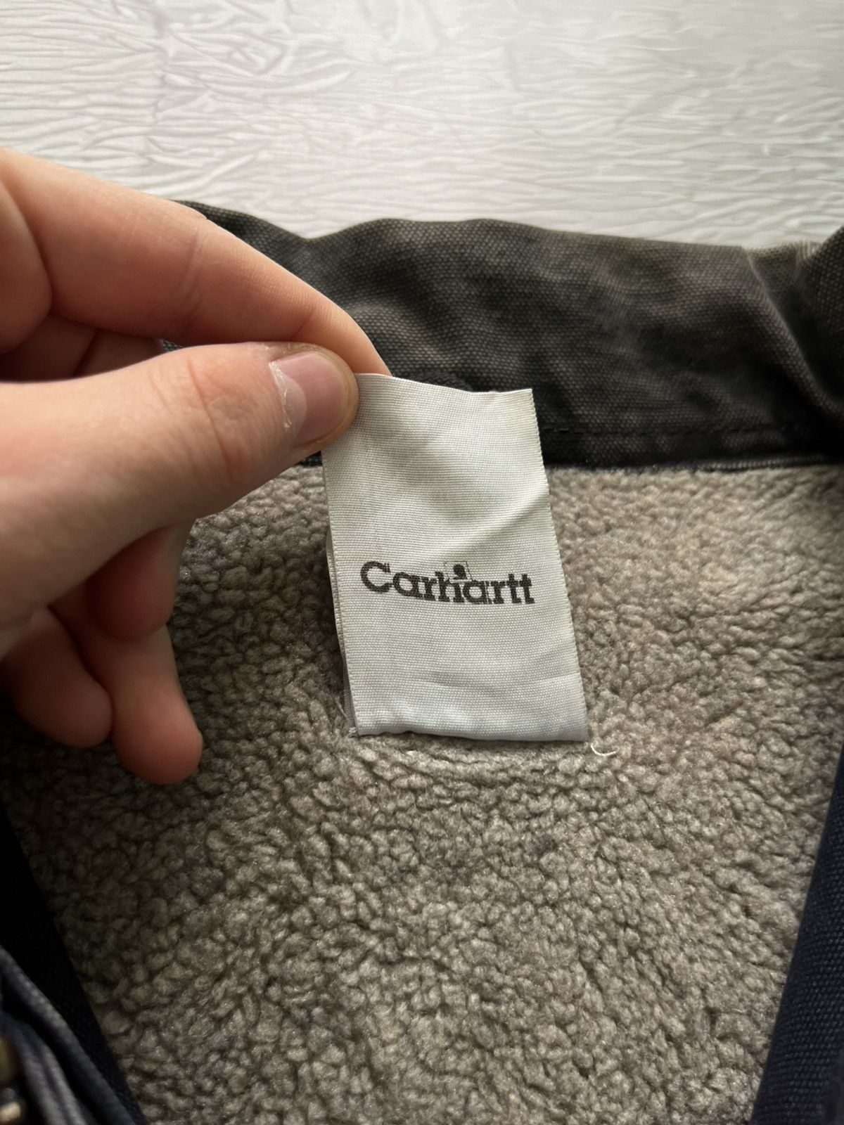 Carhartt 🇺🇸 90s Carhartt WIP Detroit Sherpa Jacket Vintage Streetwear Size US L / EU 52-54 / 3 - 13 Thumbnail