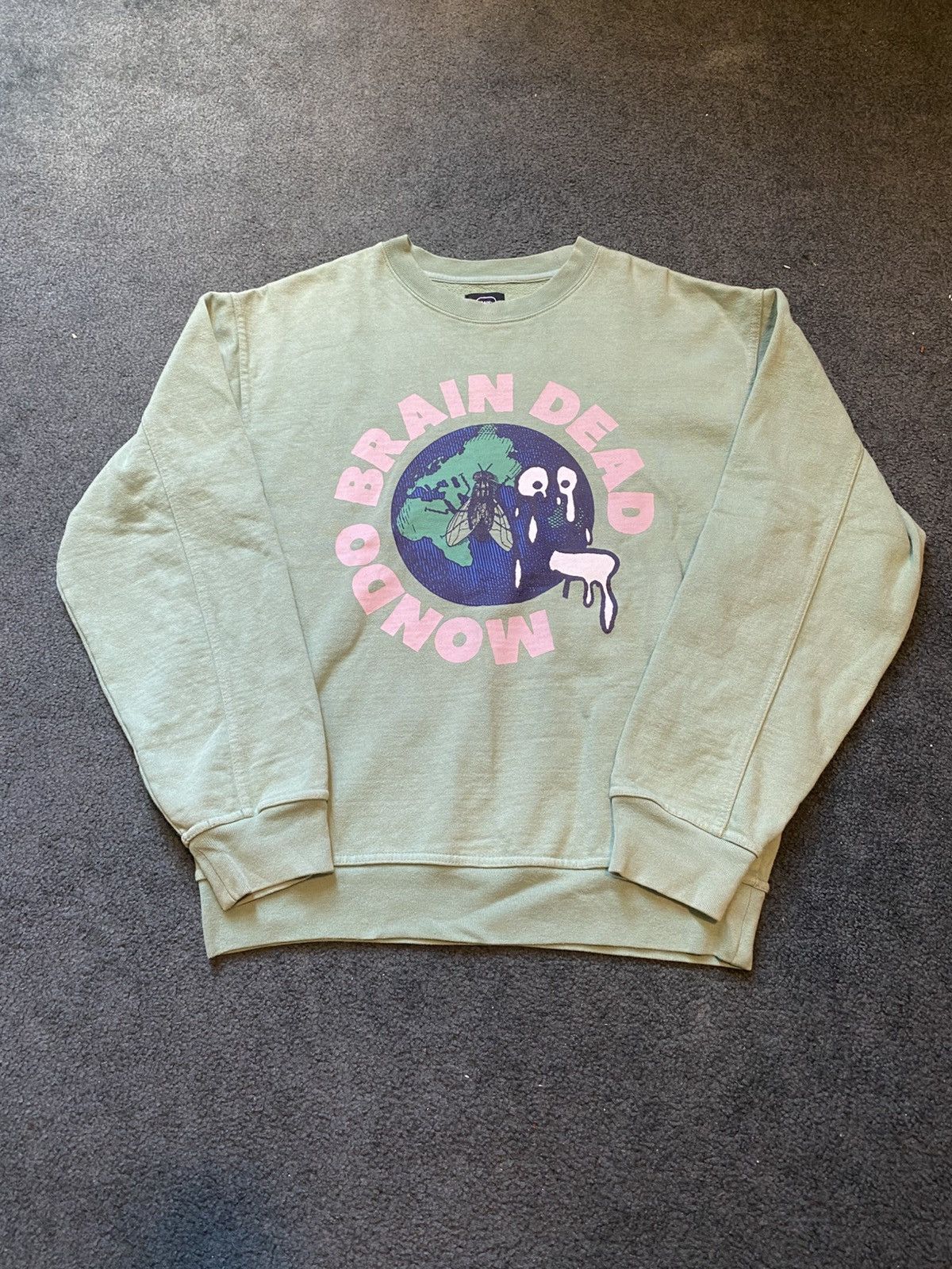 Brain Dead × Designer BRAIN DEAD MONDO CREW SWEATSHIRT Size US S / EU 44-46 / 1 - 1 Thumbnail