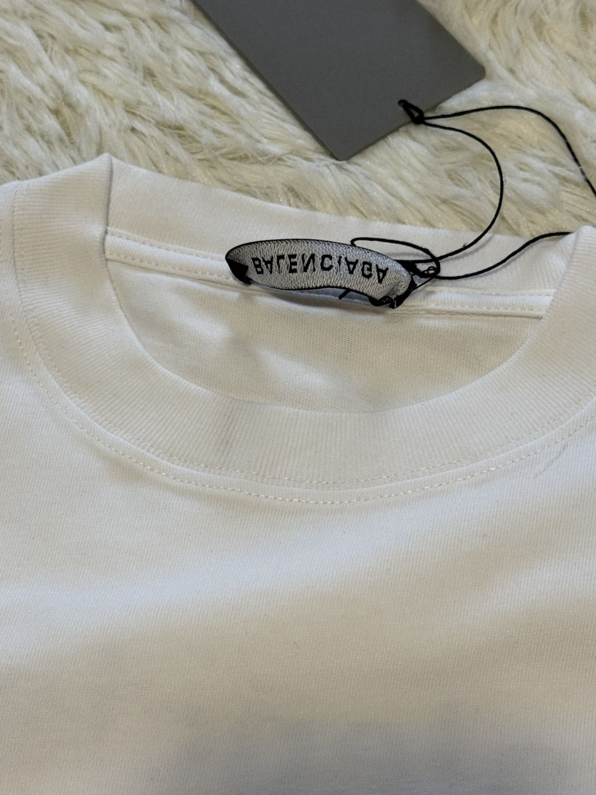 Balenciaga Balenciaga white t shirt Size US S / EU 44-46 / 1 - 5 Thumbnail