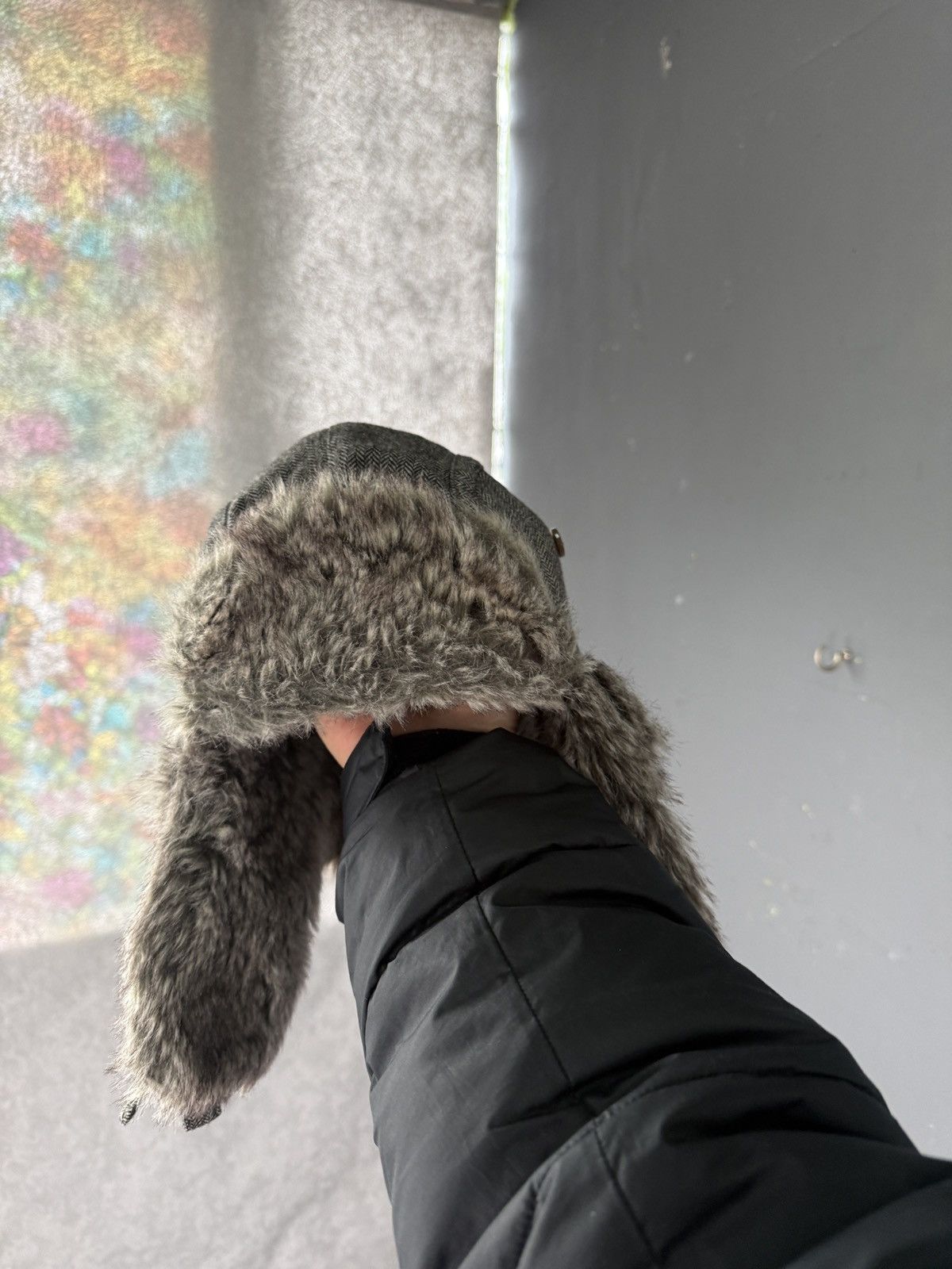 Vintage Ushanka Mohair Faux Fur Y2K Style Trapper Hat Size ONE SIZE - 2 Thumbnail