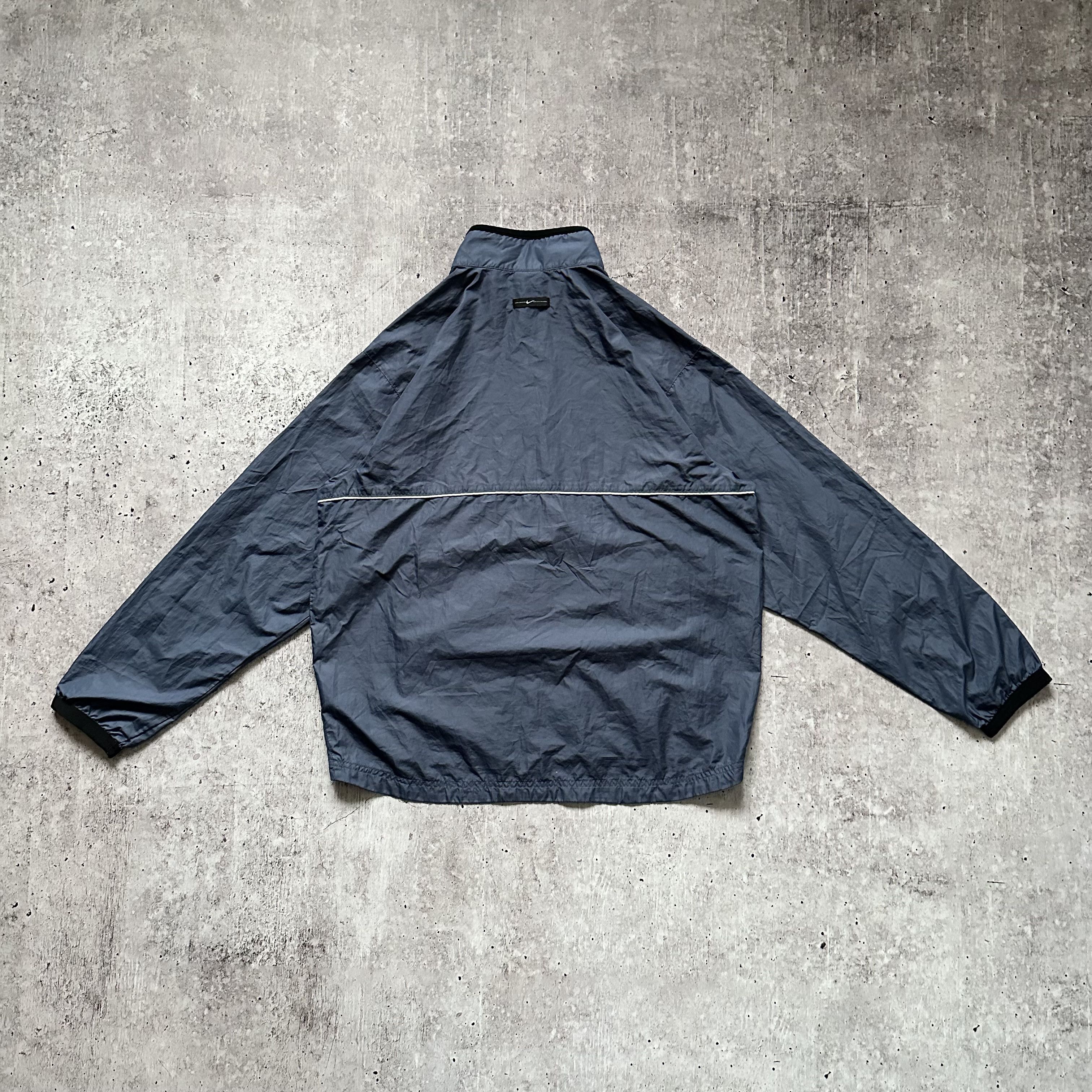 Nike × Vintage Nike Nylon y2k Vintage Drill Track Anorak Sweatshirt jacket Size US S / EU 44-46 / 1 - 9 Thumbnail