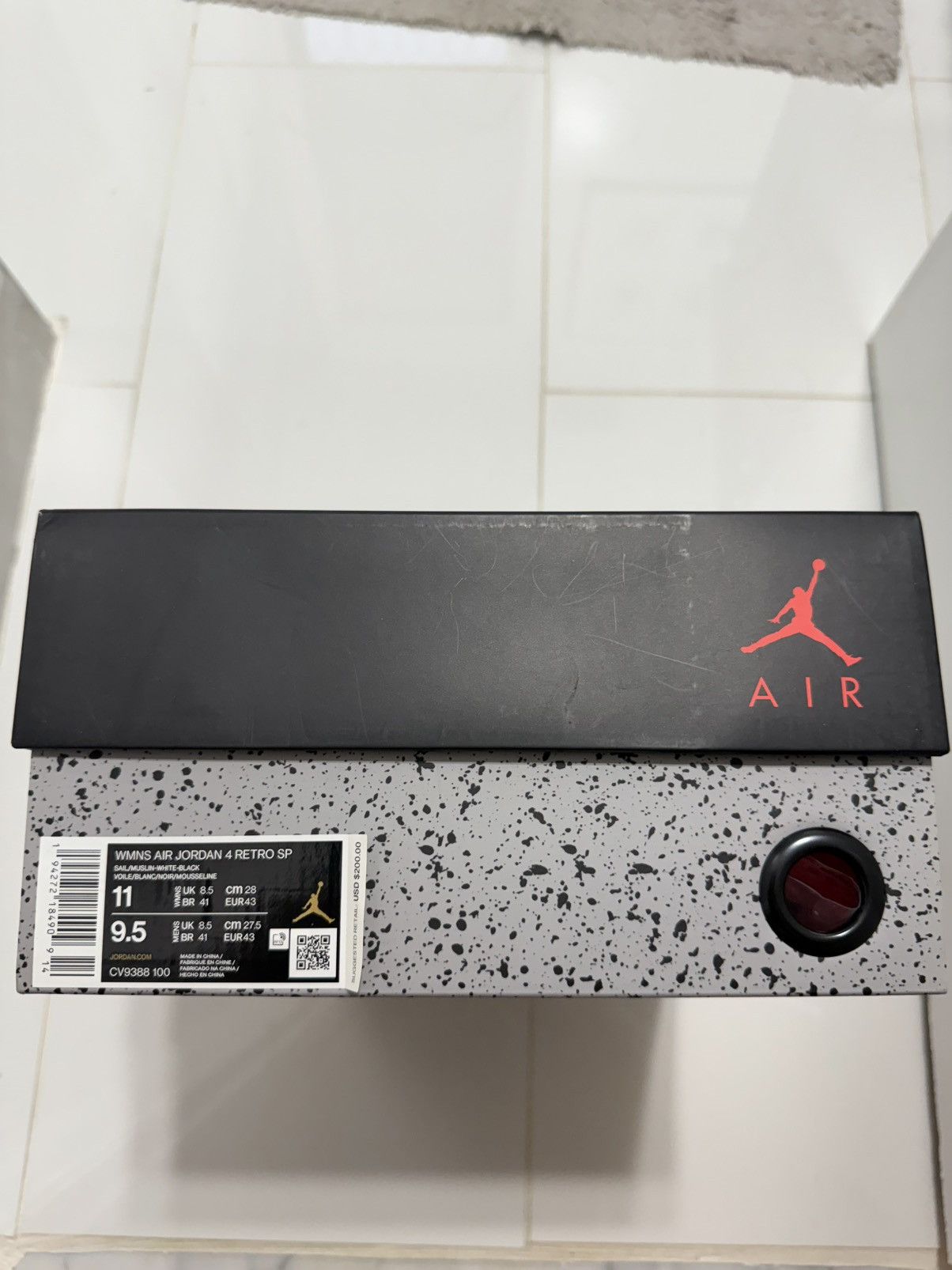 Jordan Brand × Off-White Off-White Air Jordan 4 Sail Size 11W Size US 11 / EU 44 - 6 Thumbnail