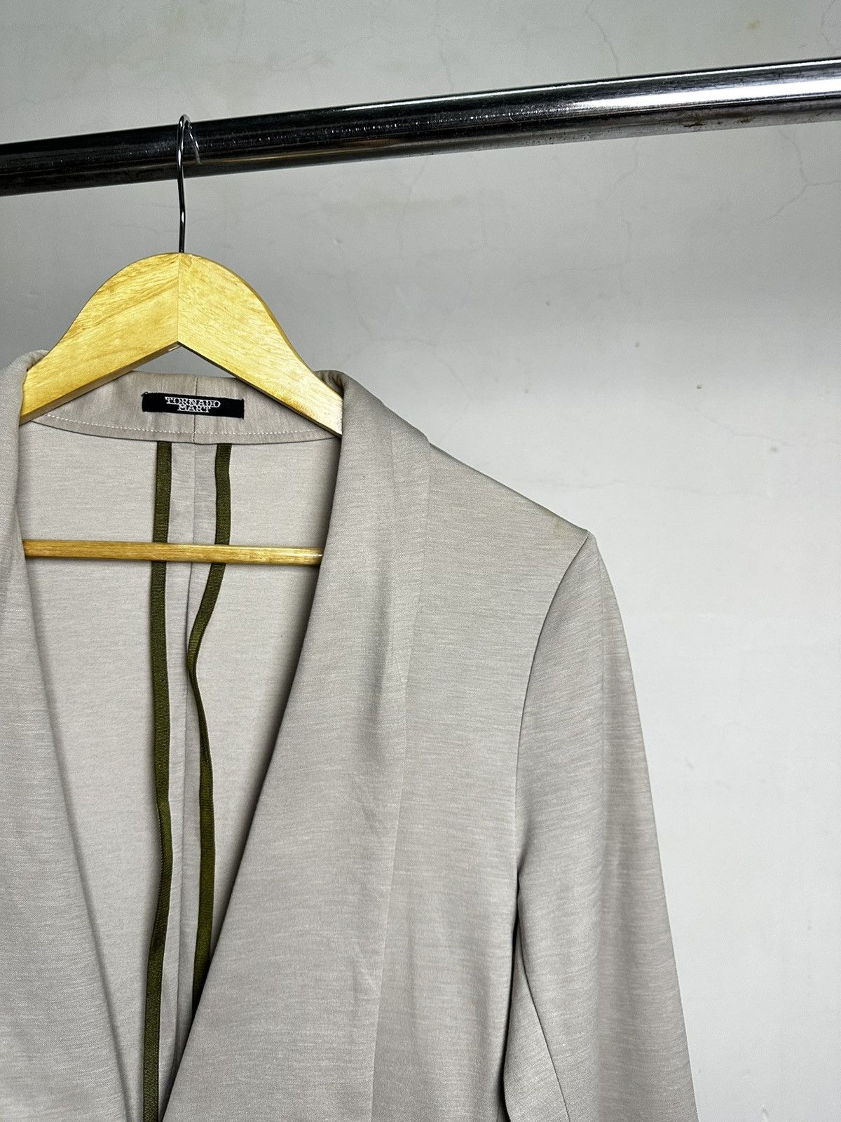 Designer × Le Grande Bleu (L.G.B.) × Tornado Mart Tornado Mart Open Front One Button Jacket Size S / US 4 / IT 40 - 6 Thumbnail