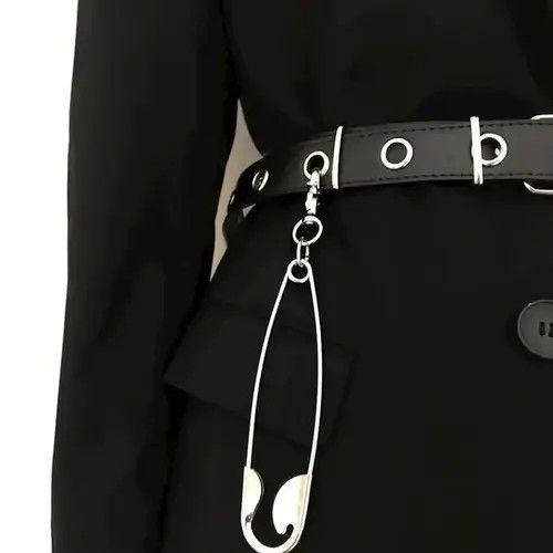 Other Punk Big Safety Pin Metal Pendant Keychain Size ONE SIZE - 1 Thumbnail