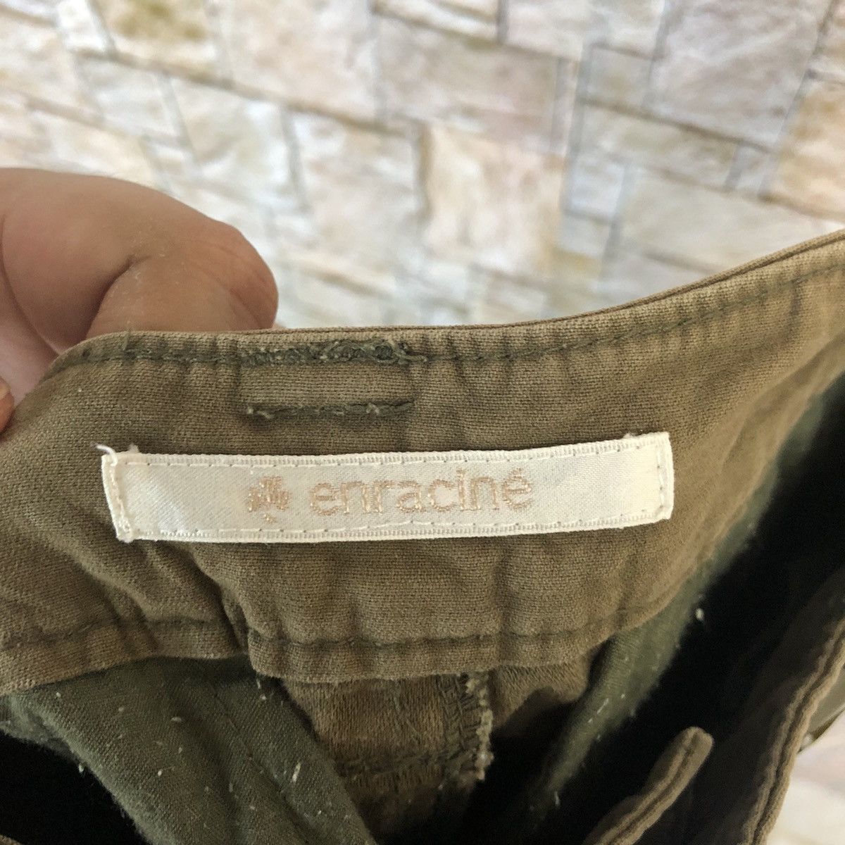 Japanese Brand Enracine Green Cargo Multipocket Pants #A318 Size US 28 / EU 44 - 21 Thumbnail
