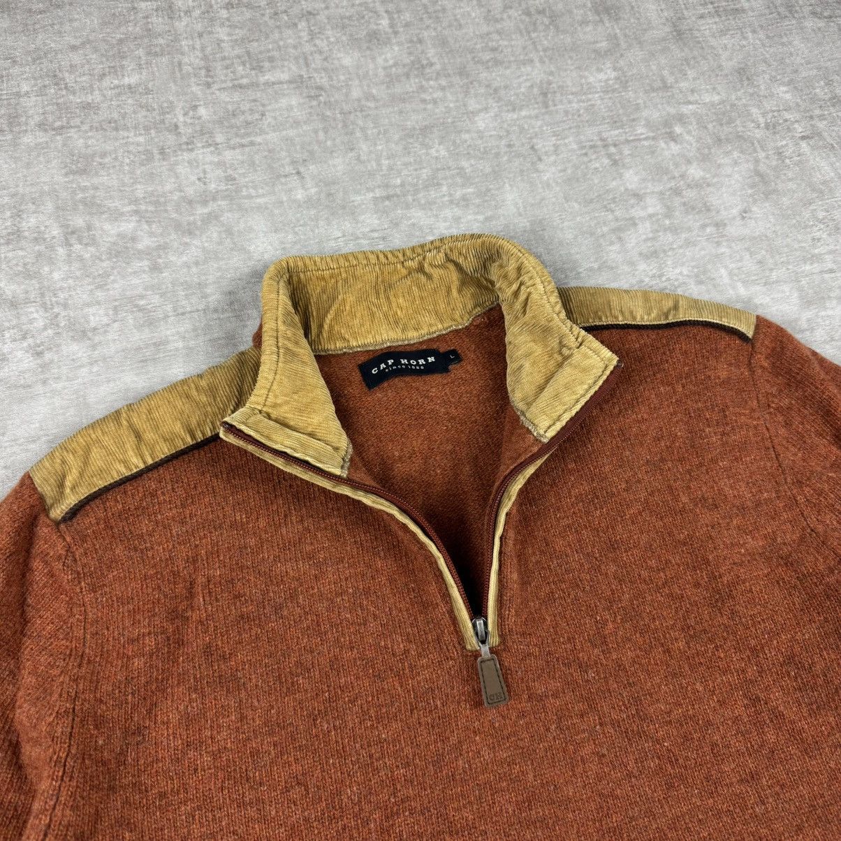 Other Cap Horn Wool 1/4 Zip Sweater Size US L / EU 52-54 / 3 - 5 Thumbnail