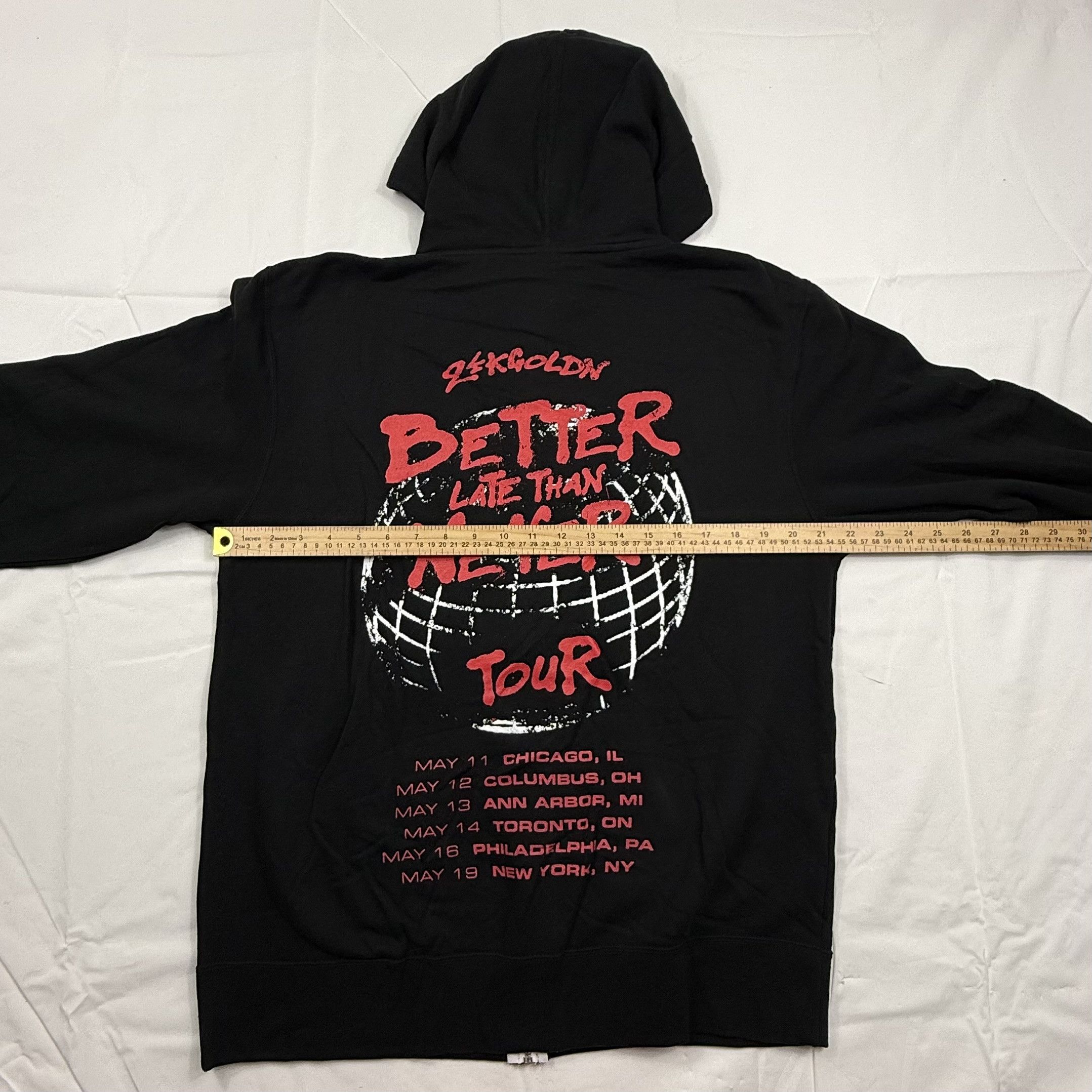 Other 24kGoldn Better Late Than Never Tour Zip Up Hoodie Size US L / EU 52-54 / 3 - 5 Thumbnail
