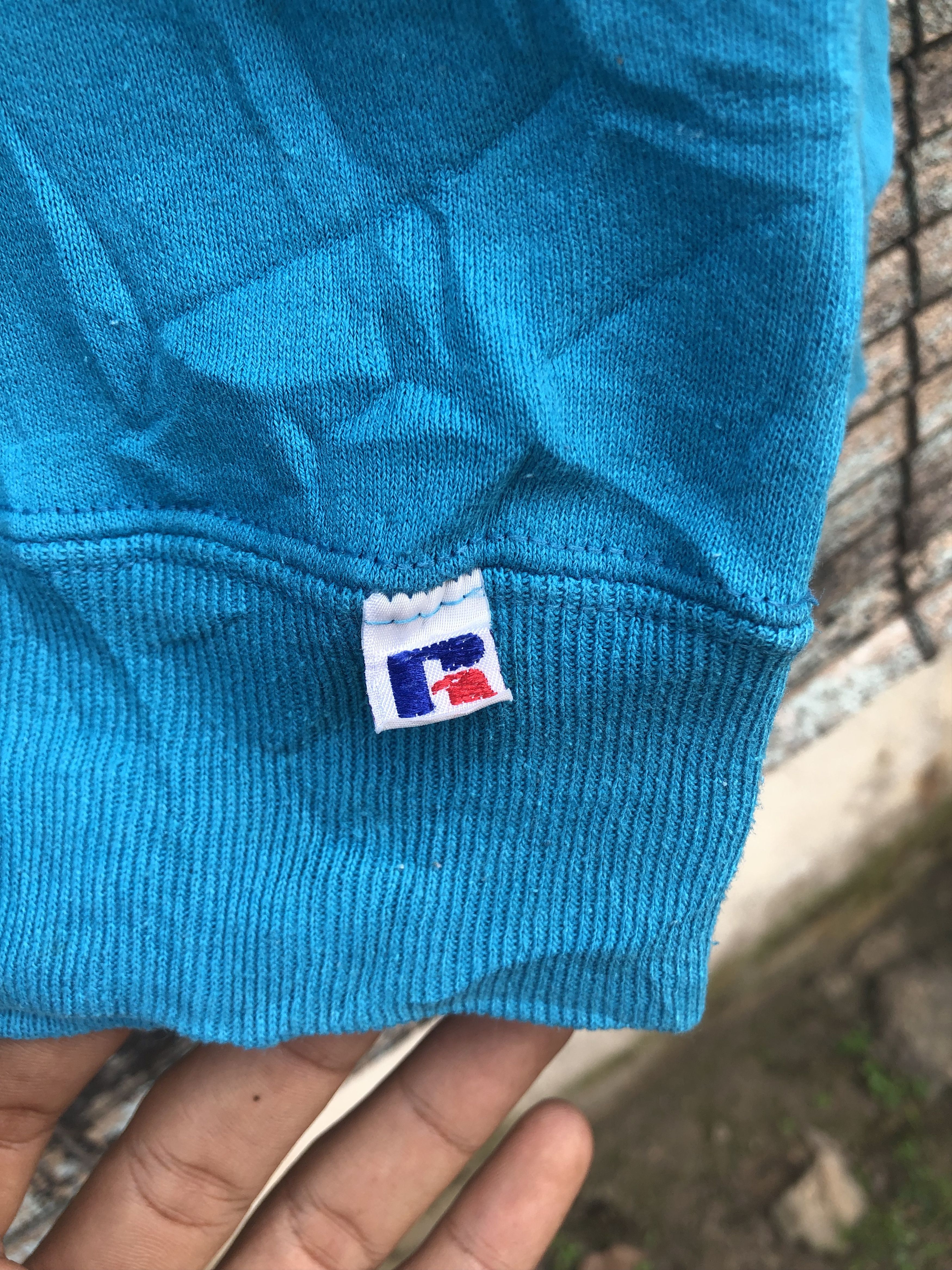 Russell Athletic Vintage 90s Russel Athletic USA Plain Crewneck Sweatshirts Size US L / EU 52-54 / 3 - 4 Thumbnail