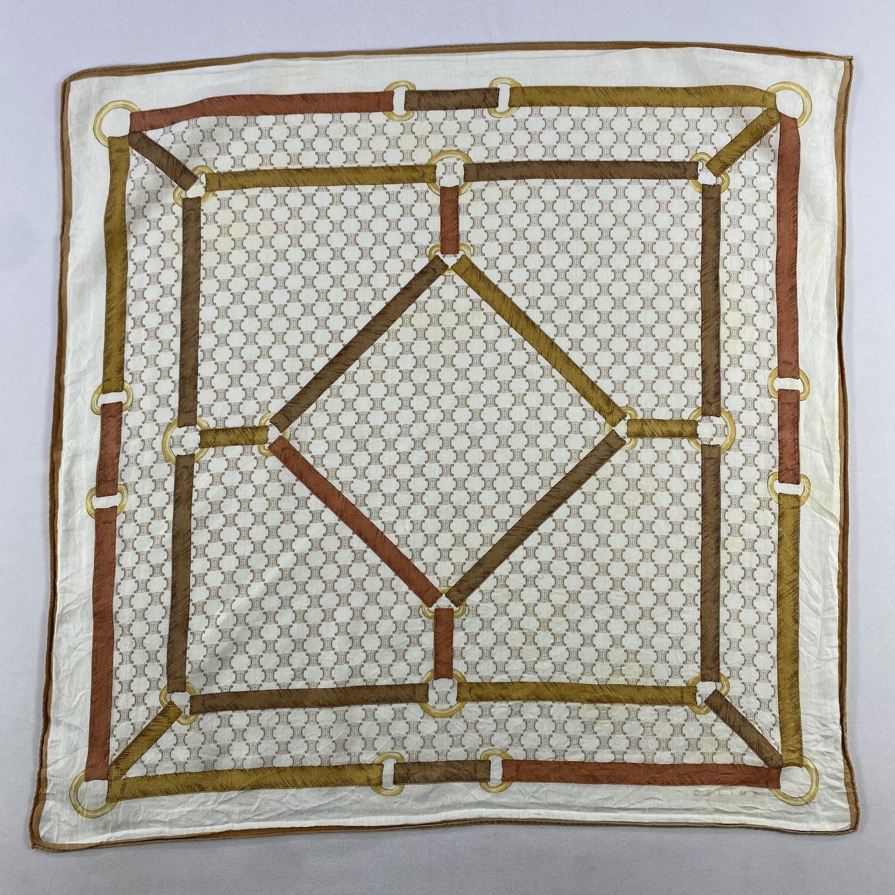 Celine × Vintage Celine Bandana/ Handkerchief / Neckerchief Size ONE SIZE - 3 Thumbnail