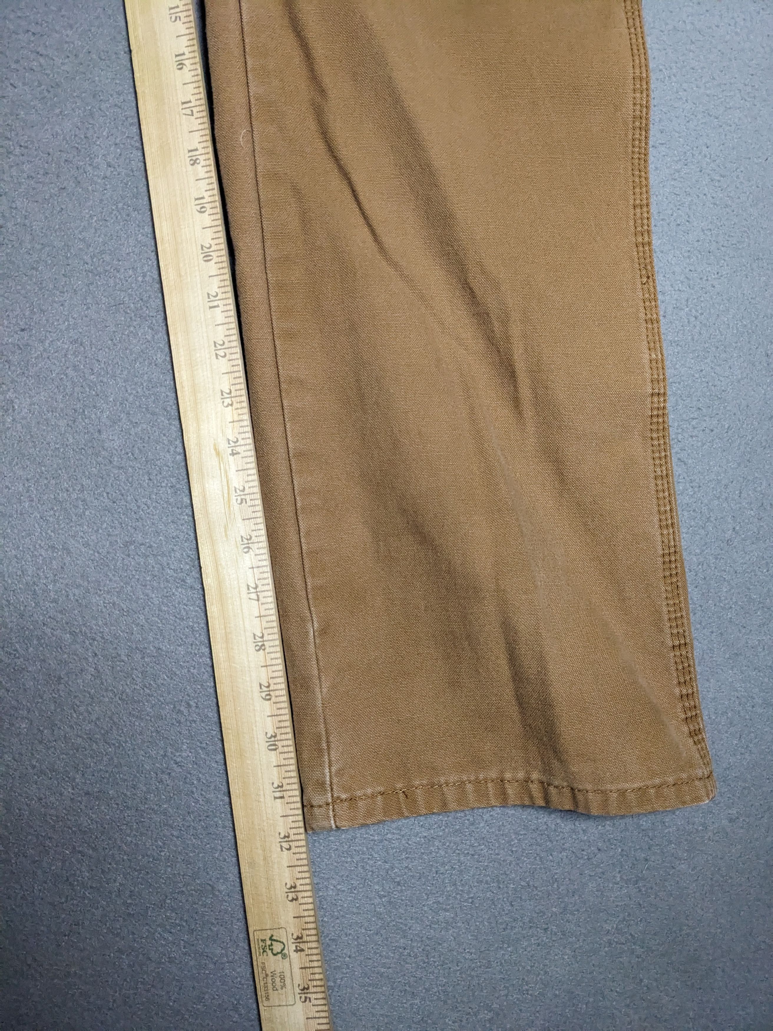 Dickies Dickies Carpenter Pants 35x30 Canvas Distressed Baggy Faded Size US 35 - 12 Thumbnail