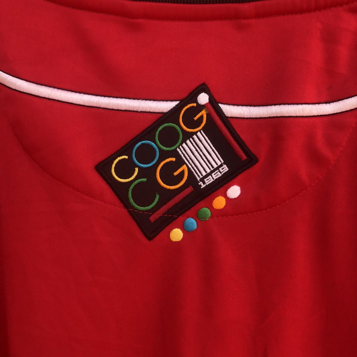 Coogi Oversize 90’ Coogi Track Jacket (Shoelace Embroidery) Size US XXL / EU 58 / 5 - 6 Thumbnail