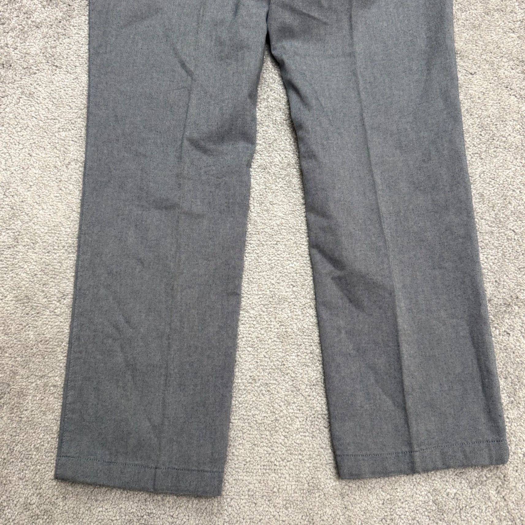 Banana Republic Banana Republic Kentfield Cotton Dress Pants Mens 33x30 Gray Straight Leg Career Size US 33 - 5 Thumbnail