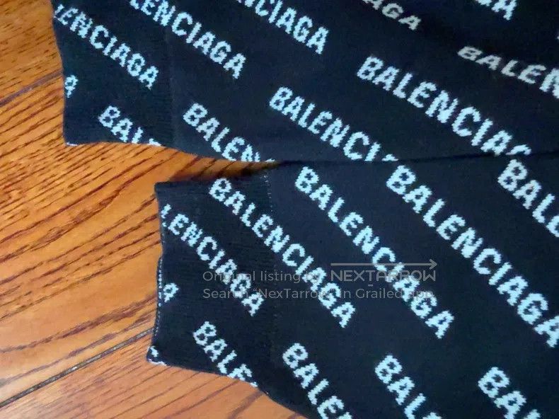 Balenciaga Balenciaga Logo-covered sweater Size US S / EU 44-46 / 1 - 6 Thumbnail