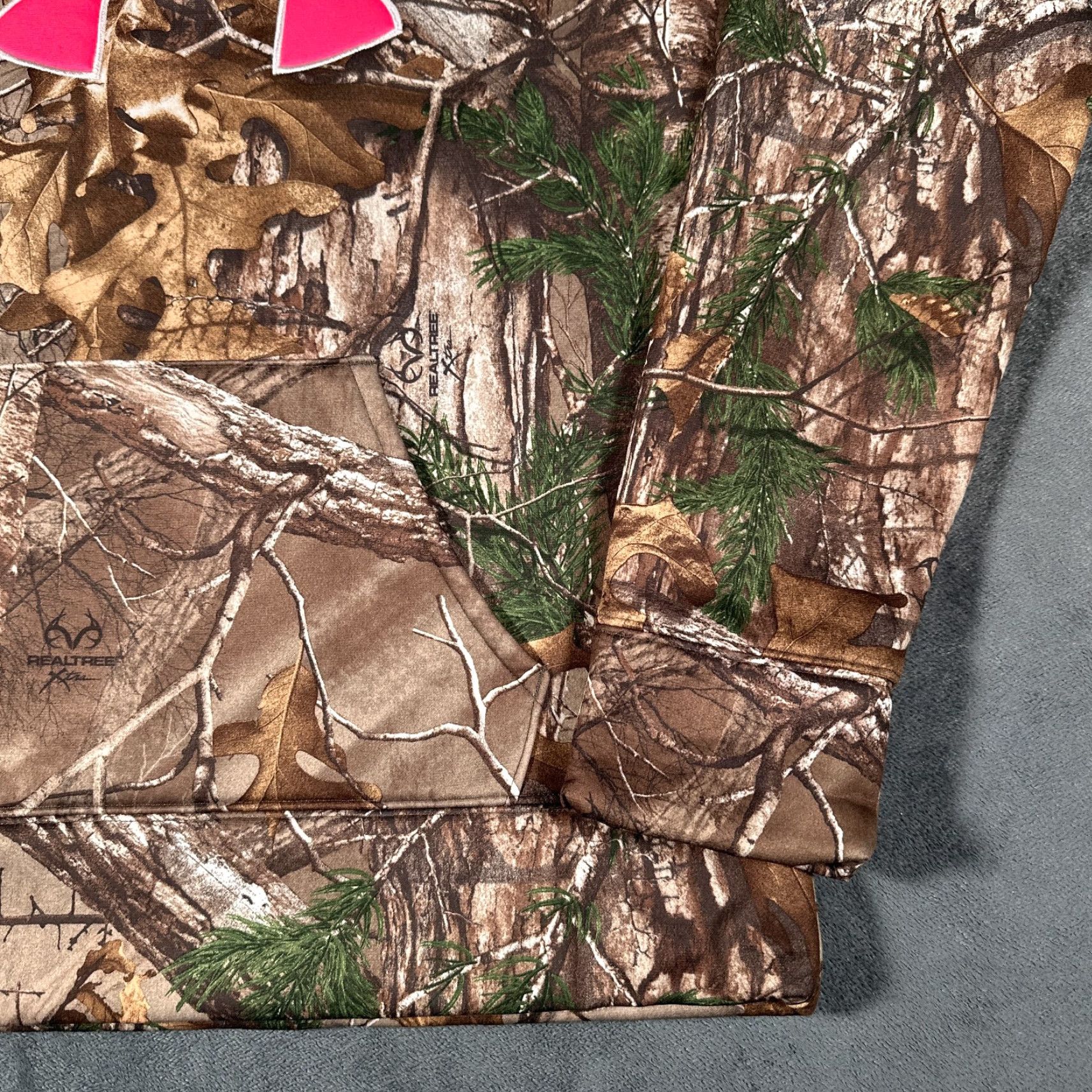 Under Armour Under Armour Boxy Camo Hoodie Womens Medium Brown Woodland UA Cold Gear Realtree Size M / US 6-8 / IT 42-44 - 7 Thumbnail