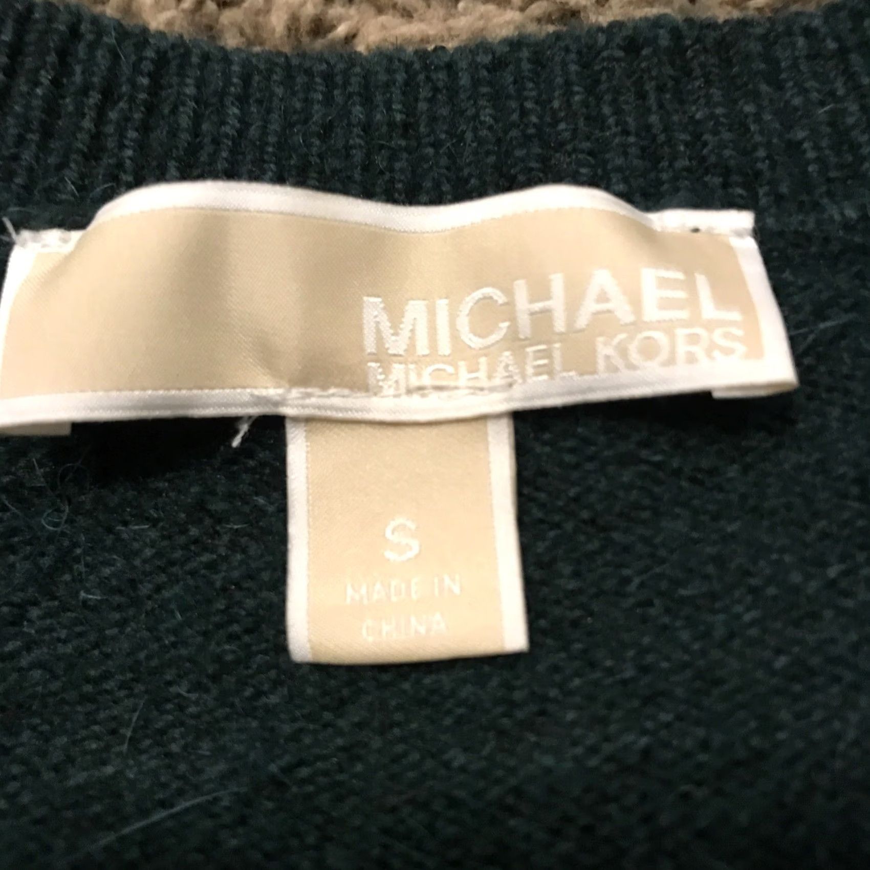 Michael Kors Michael Kors Mens Sweater Pullover Long Sleeve Green Size S Crew Neck Casual Classic Knit Regular 70% Acrylic 30% Wool - Hand Wash Only Size US S / EU 44-46 / 1 - 2 Thumbnail