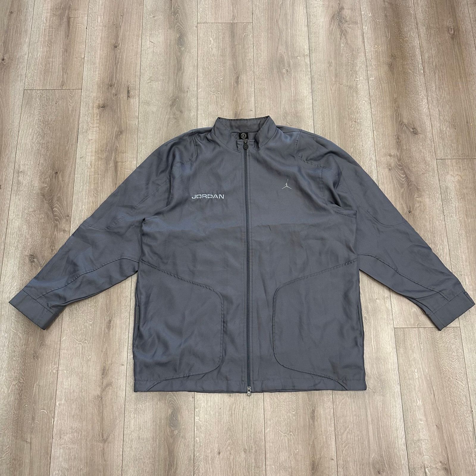 Jordan Brand Vintage 2000s Jordan Brand Zip Up Jacket Gray XXL 2XL B13 Size US XXL / EU 58 / 5 - 1 Thumbnail