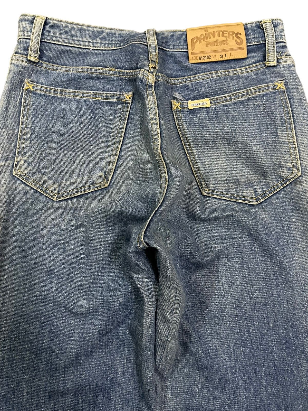 14th Addiction Vintage Japanese Brand Blue Wash Style Baggy Jeans Size US 29 - 4 Thumbnail