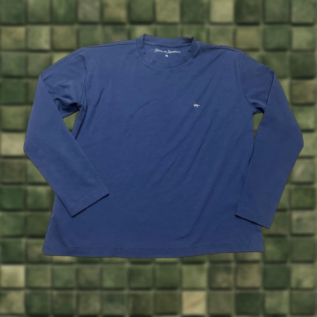 Vintage Texas Standard T Shirt Mens Medium Blue Long Sleeve Size US M / EU 48-50 / 2 - 1 Thumbnail