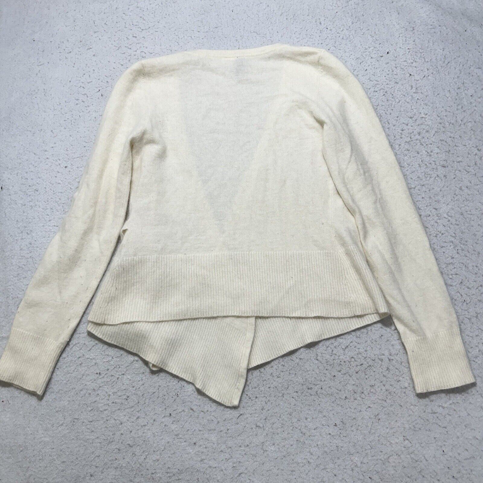 H&M H&M 10 Angora + Lambs Wool Blend Tie Front Cardigan Sweater Size L / US 10 / IT 46 - 11 Thumbnail