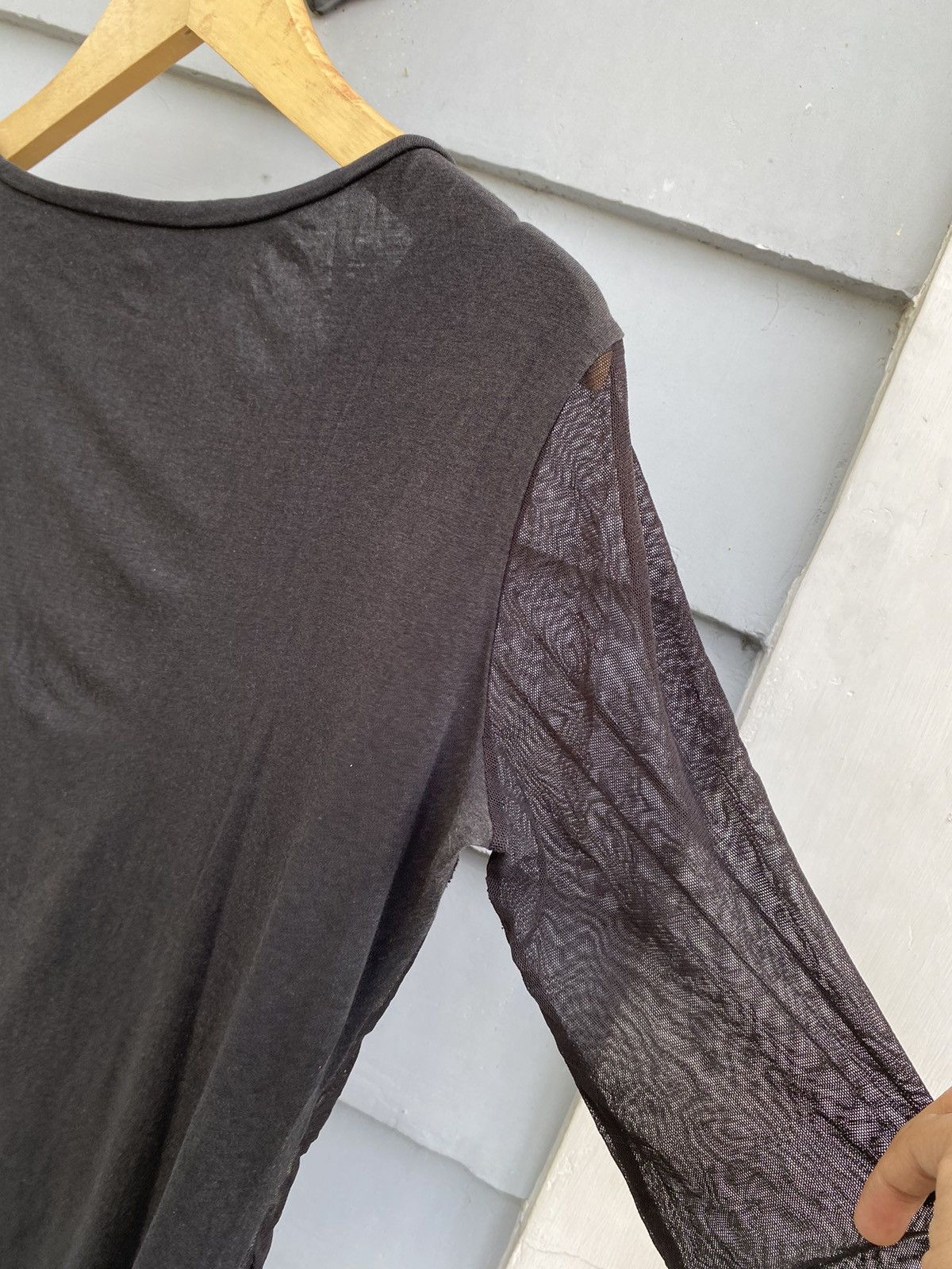If Six Was Nine Twiggy Supermodel 1960 Portrait Mesh Top Size M / US 6-8 / IT 42-44 - 11 Thumbnail